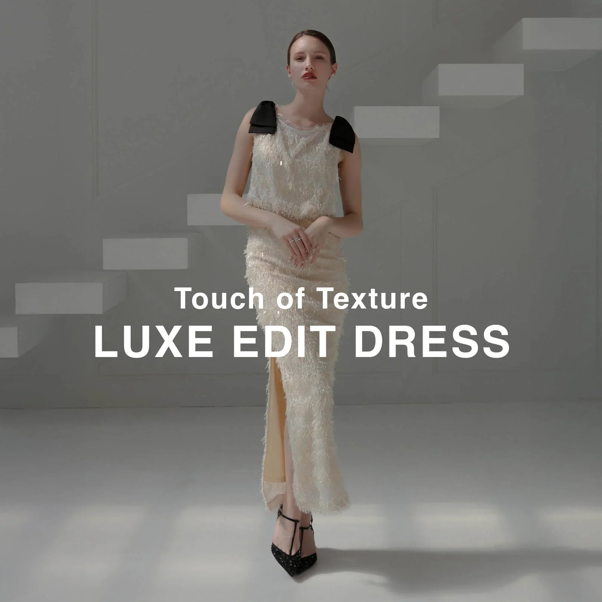 TOUCH OF TEXTURE LUXE EDIT DRESS