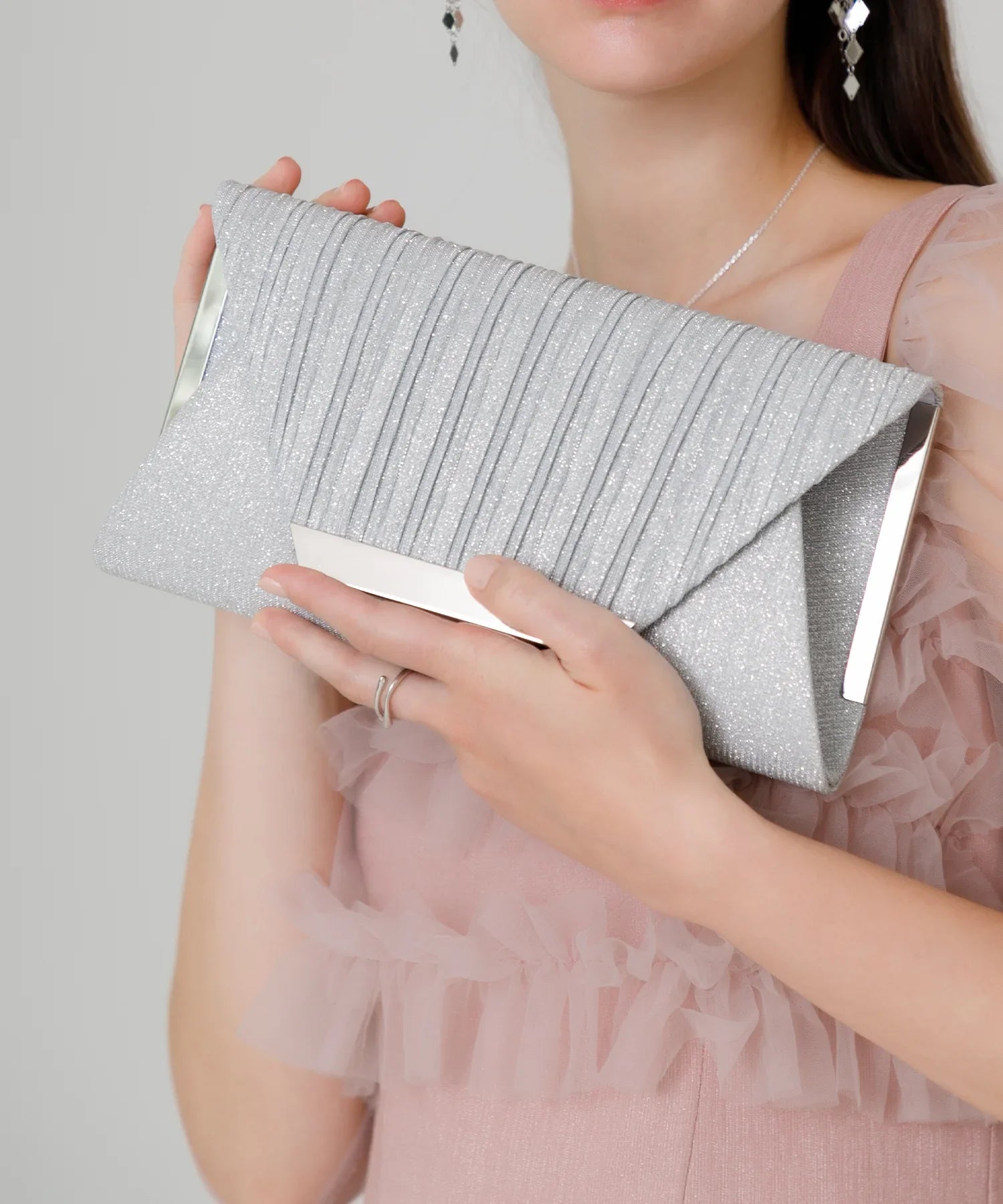 【一部当日発送】2WAYラメグリッターバッグ