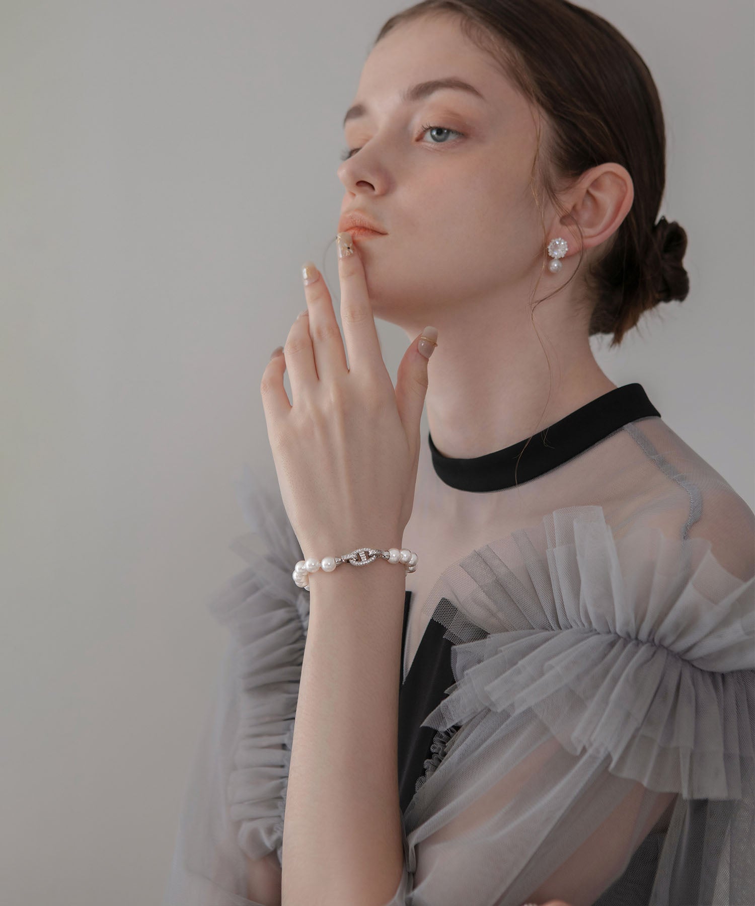 【当日発送】パールビジューブレスレット