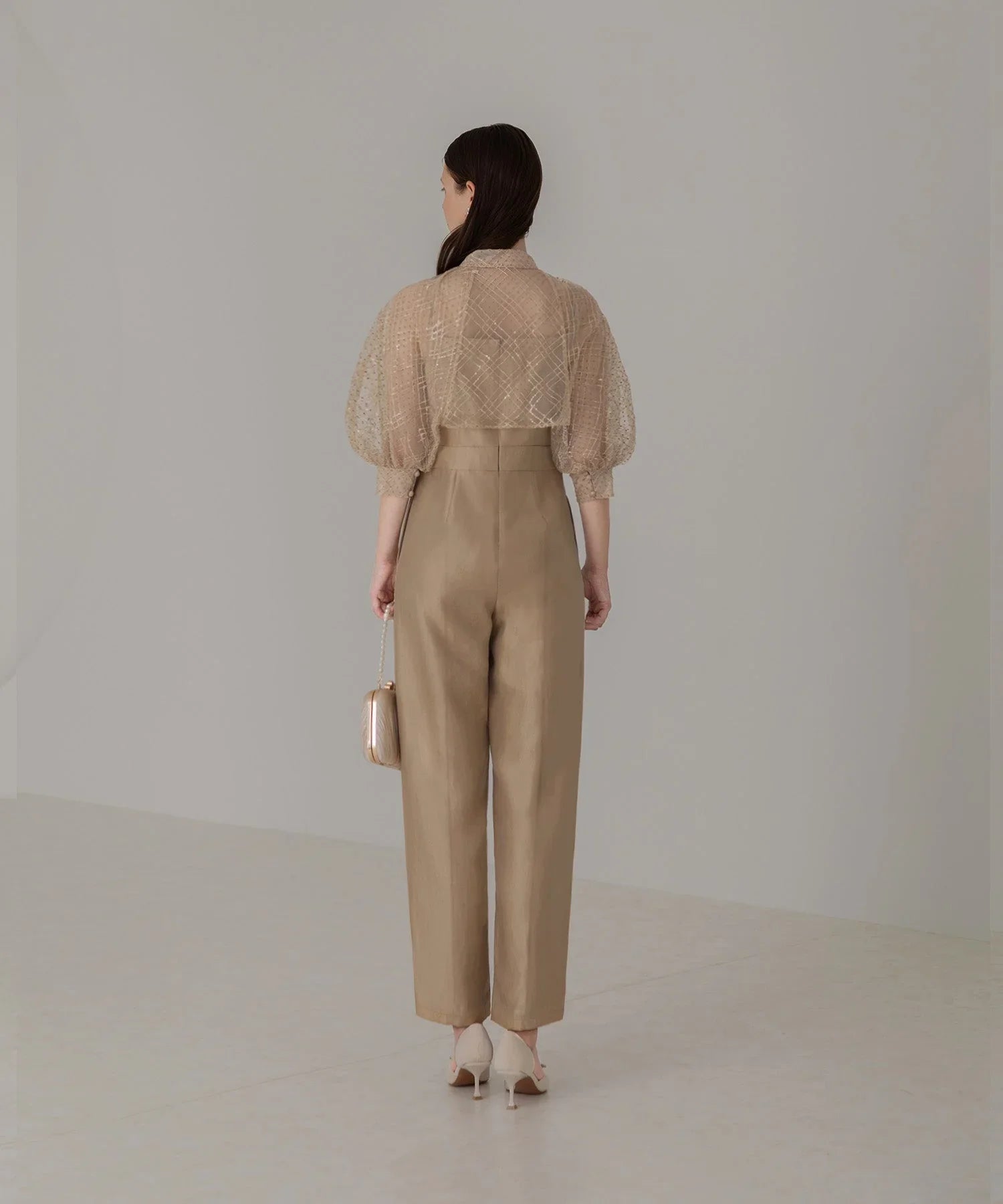 【當天出貨】圓點亮片緞帶波羅呢連身裙