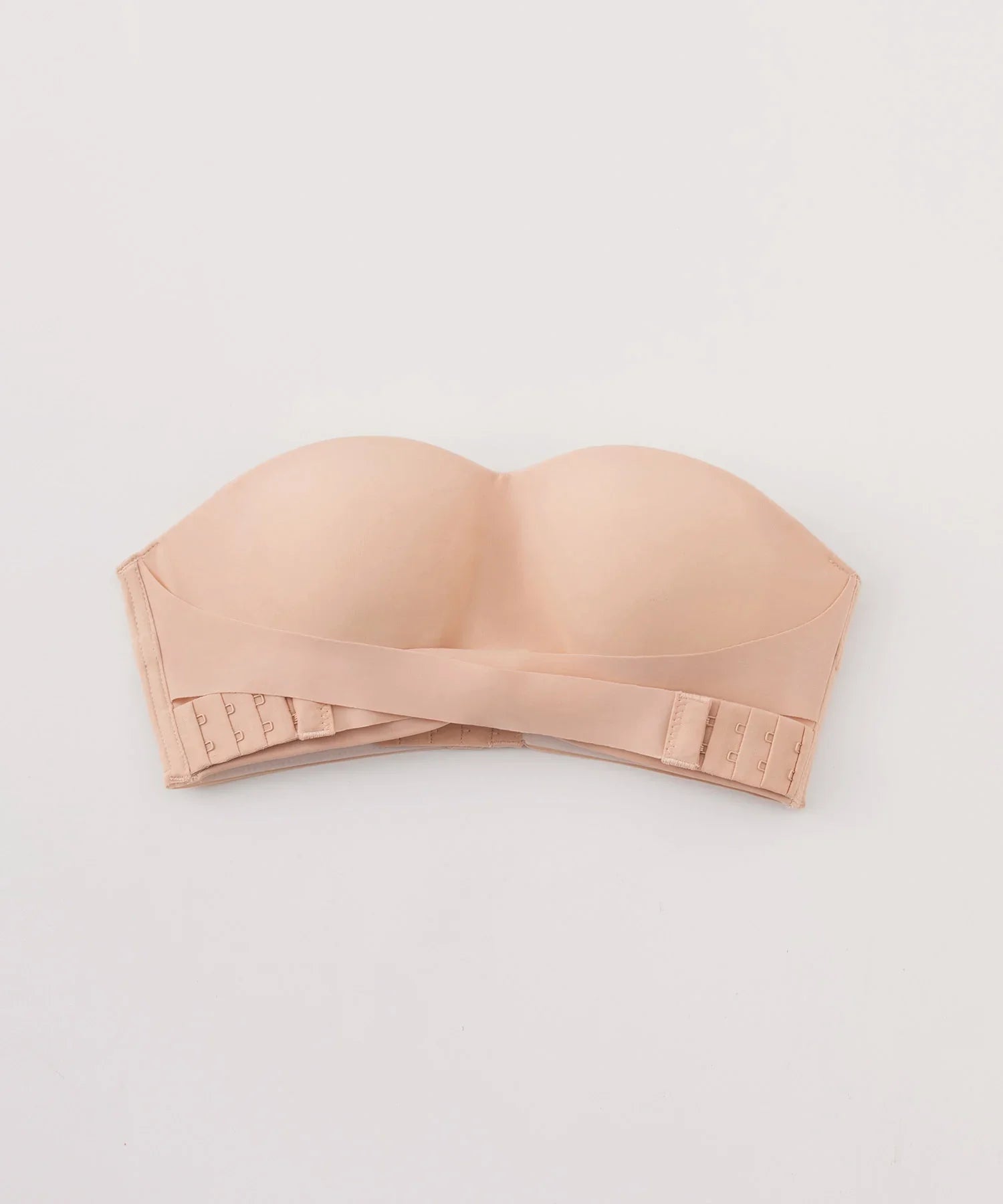 【当日発送】<ずれ防止二重構造で簡単谷間メイク!ワイヤーなしでも安定感抜群>ノンワイヤーストラップレスブラ