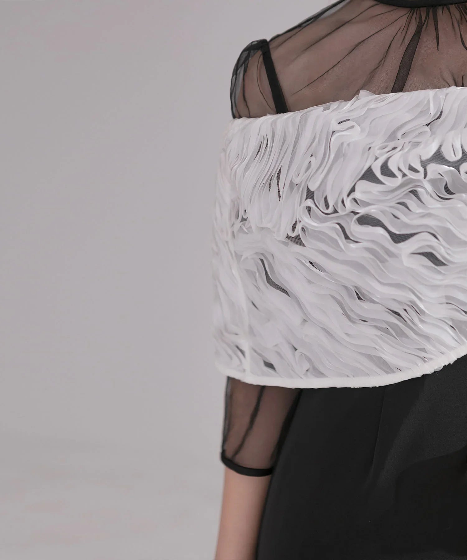 【当日発送】ドレープデザインIラインワンピースドレス