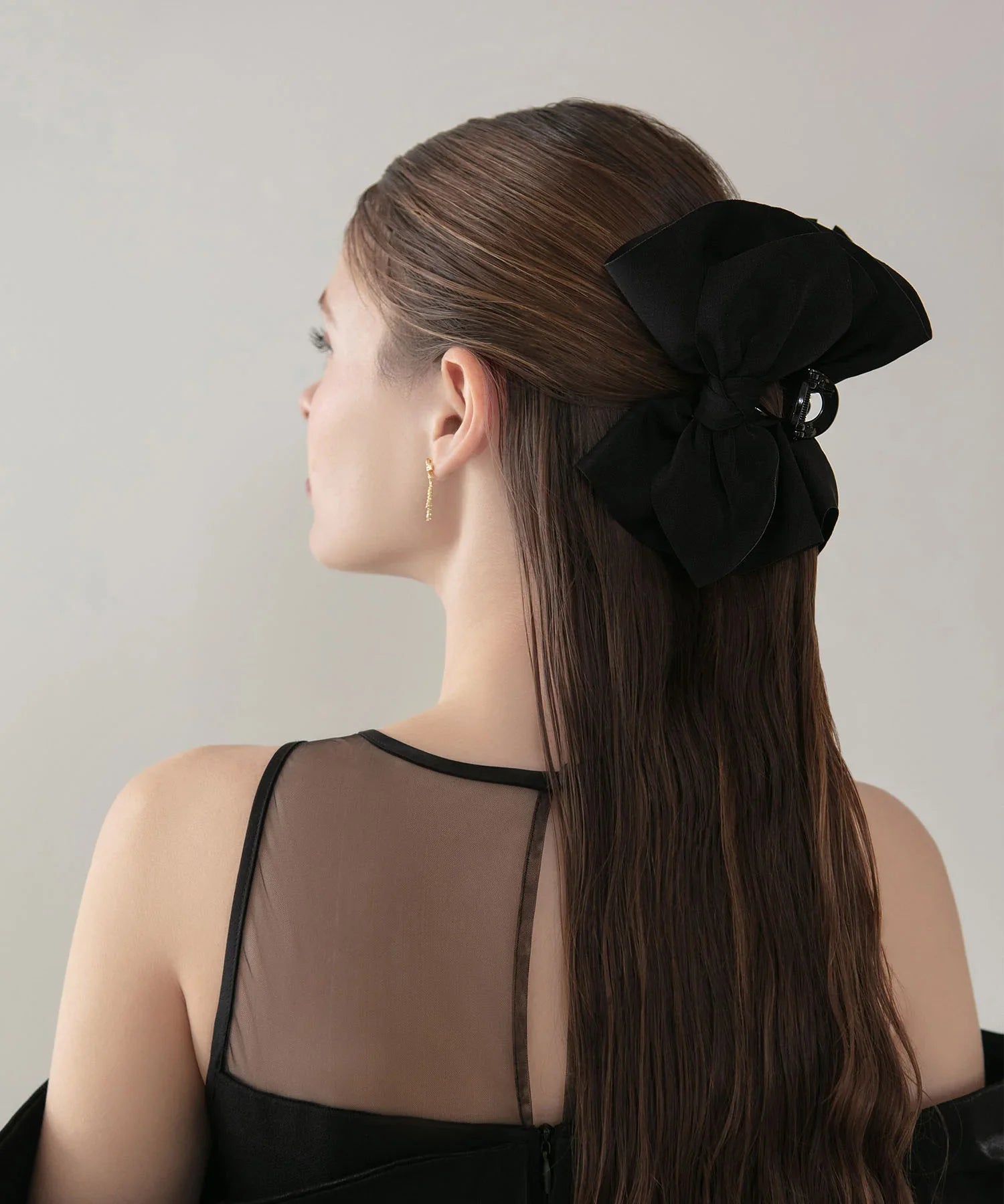 【当日発送】ビッグリボンボリュームヘアクリップ