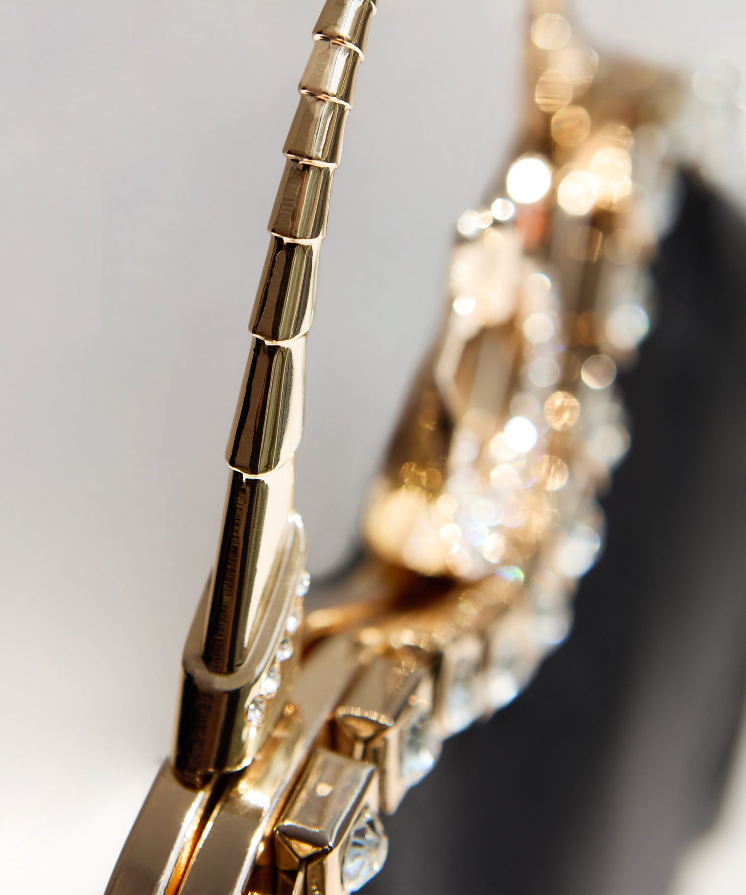 【当日発送】フェイクレザープリーツデザインビジュー2WAYショルダーバッグ