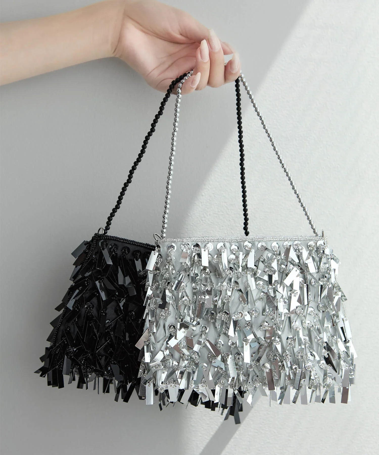 【当日発送】フリンジスパンコール2WAYバッグ