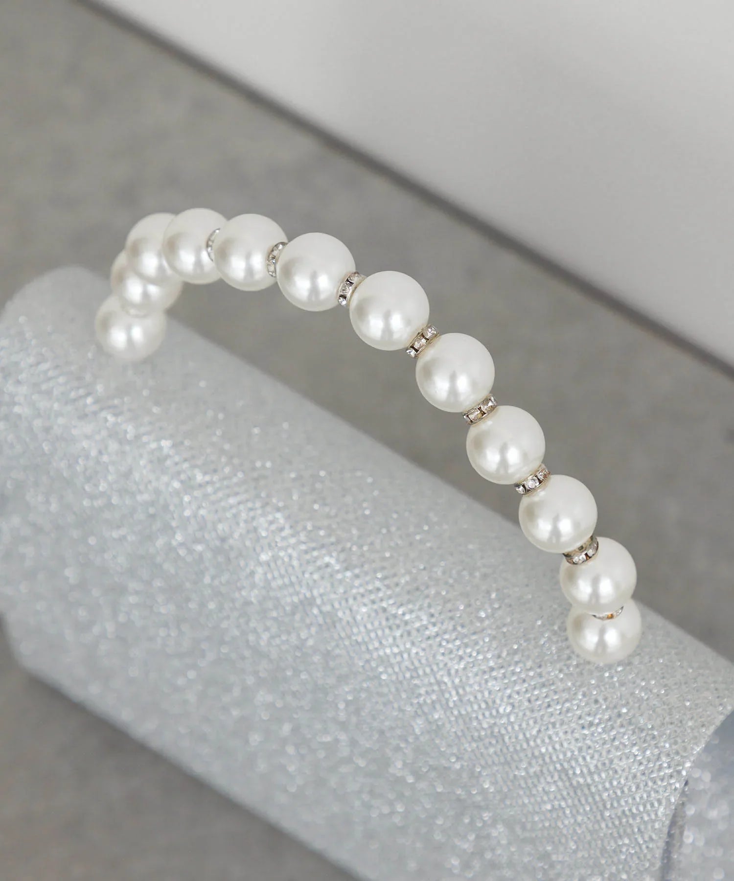 【当日発送】2WAYパールハンドルグリッターバッグ