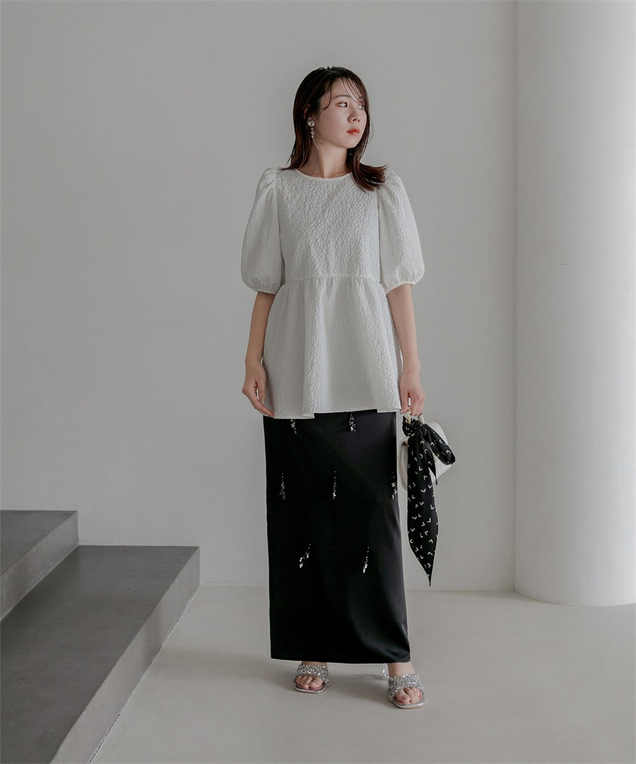 【SOLD OUT】2WAYシアーレイヤードビスチェIラインワンピースドレス