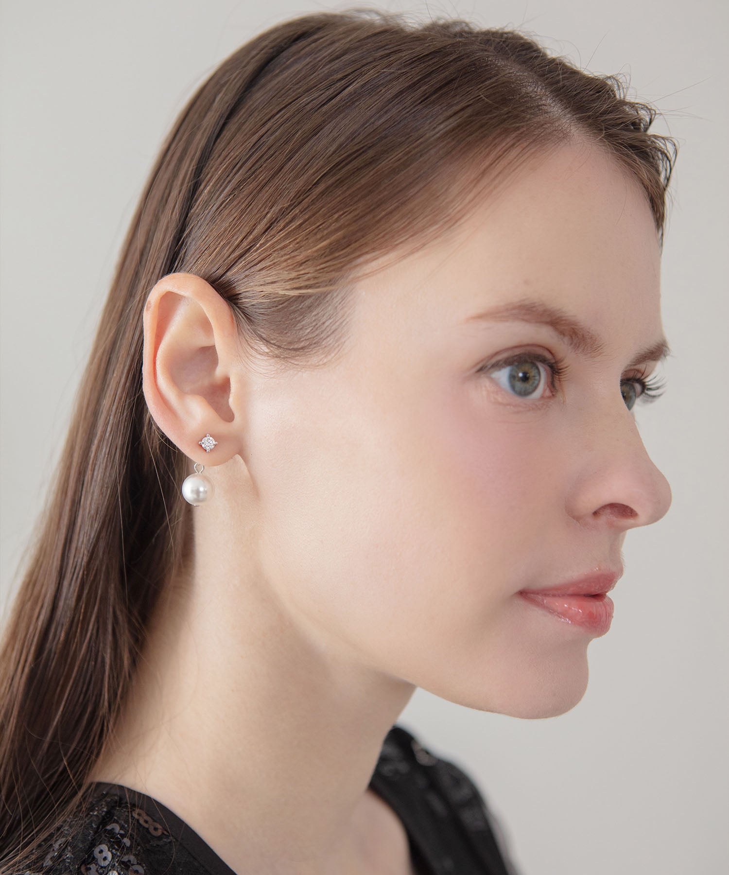 【当日発送】パールビジュードロップパールピアス