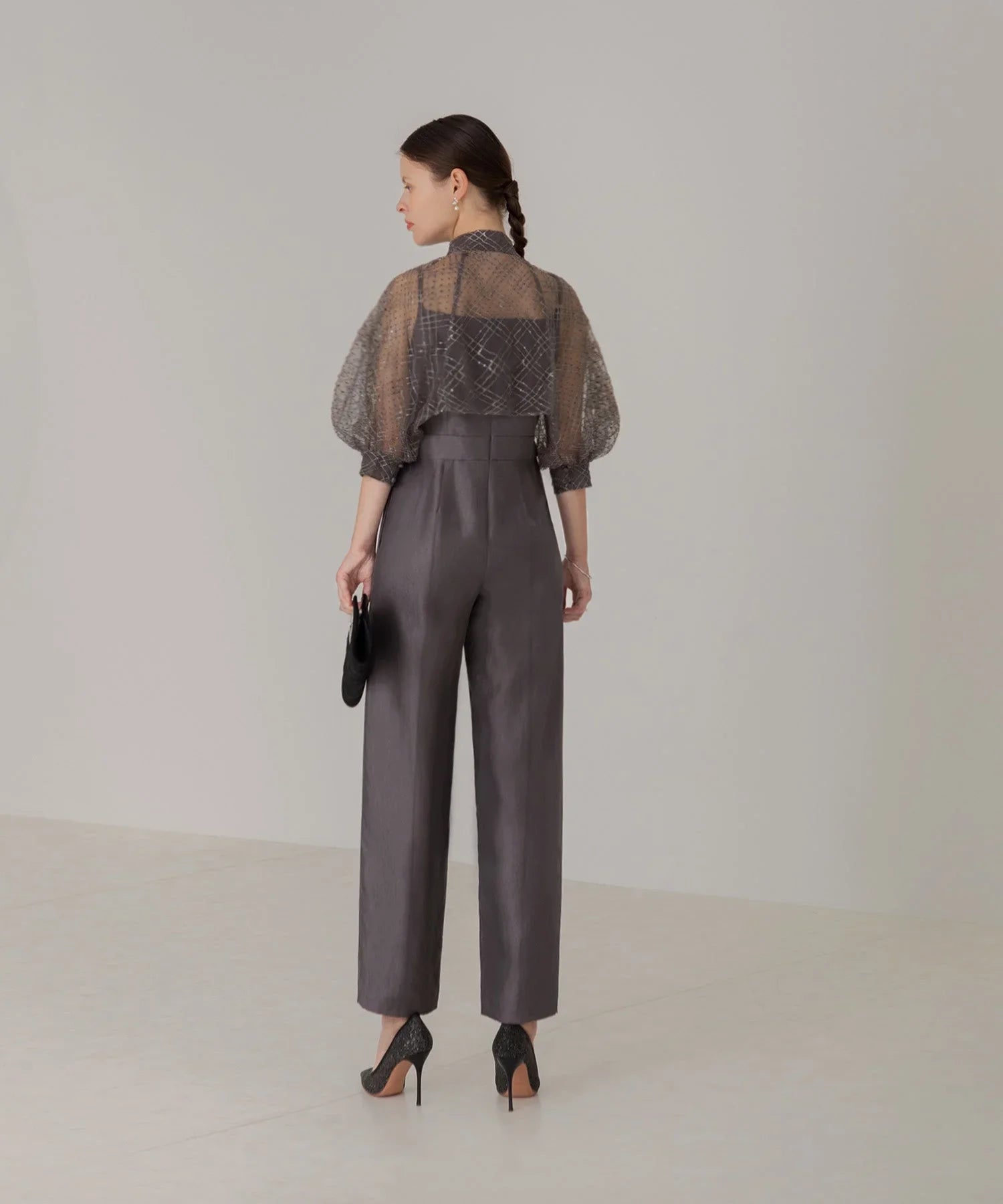 【當天出貨】圓點亮片緞帶波羅呢連身裙