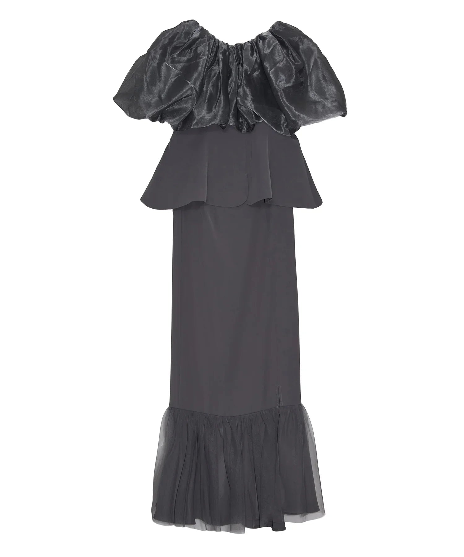 【当日発送】シアーチュールオフショルセットアップドレス