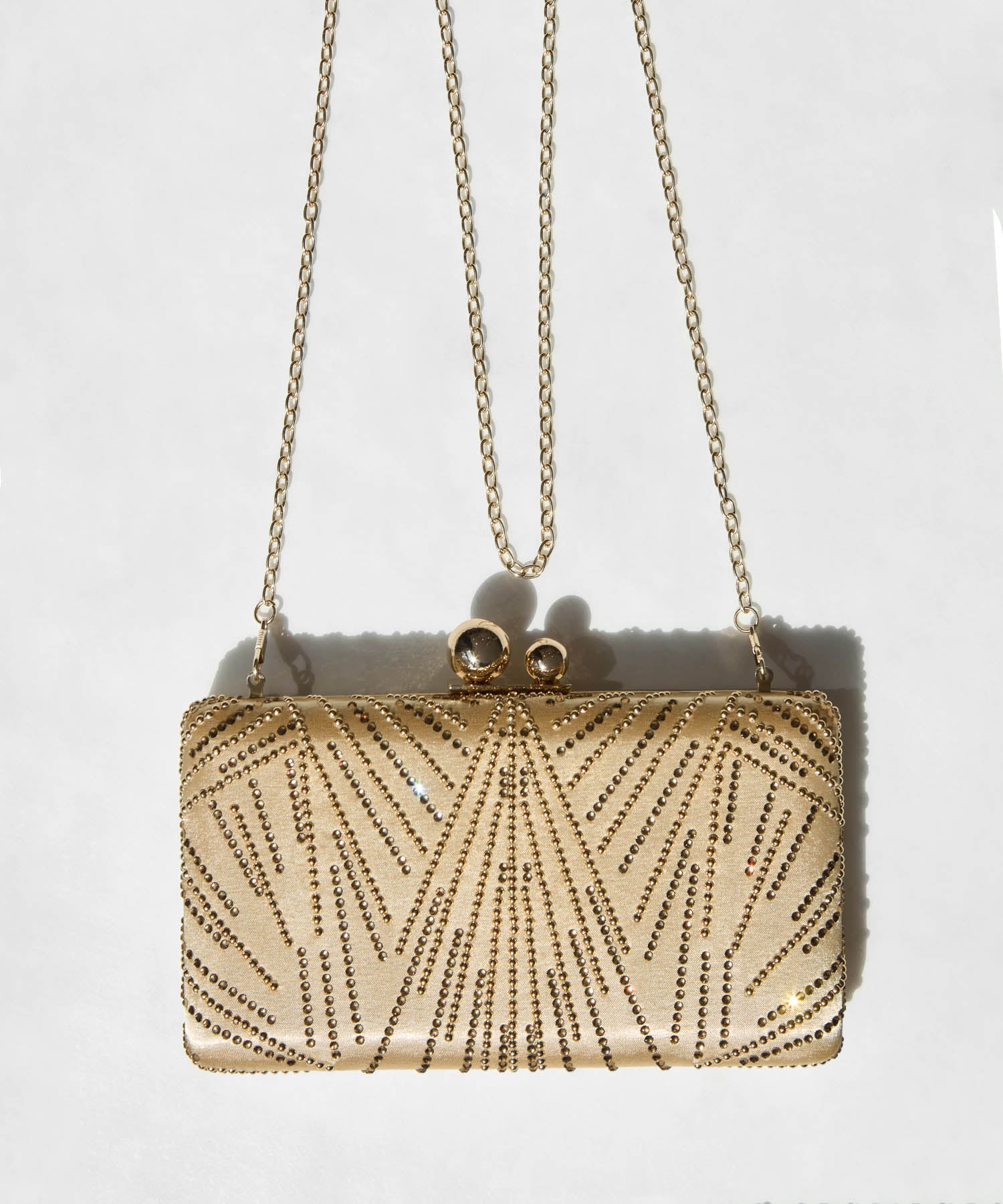 【当日発送】2WAYビジューストーンエレガンスバッグ