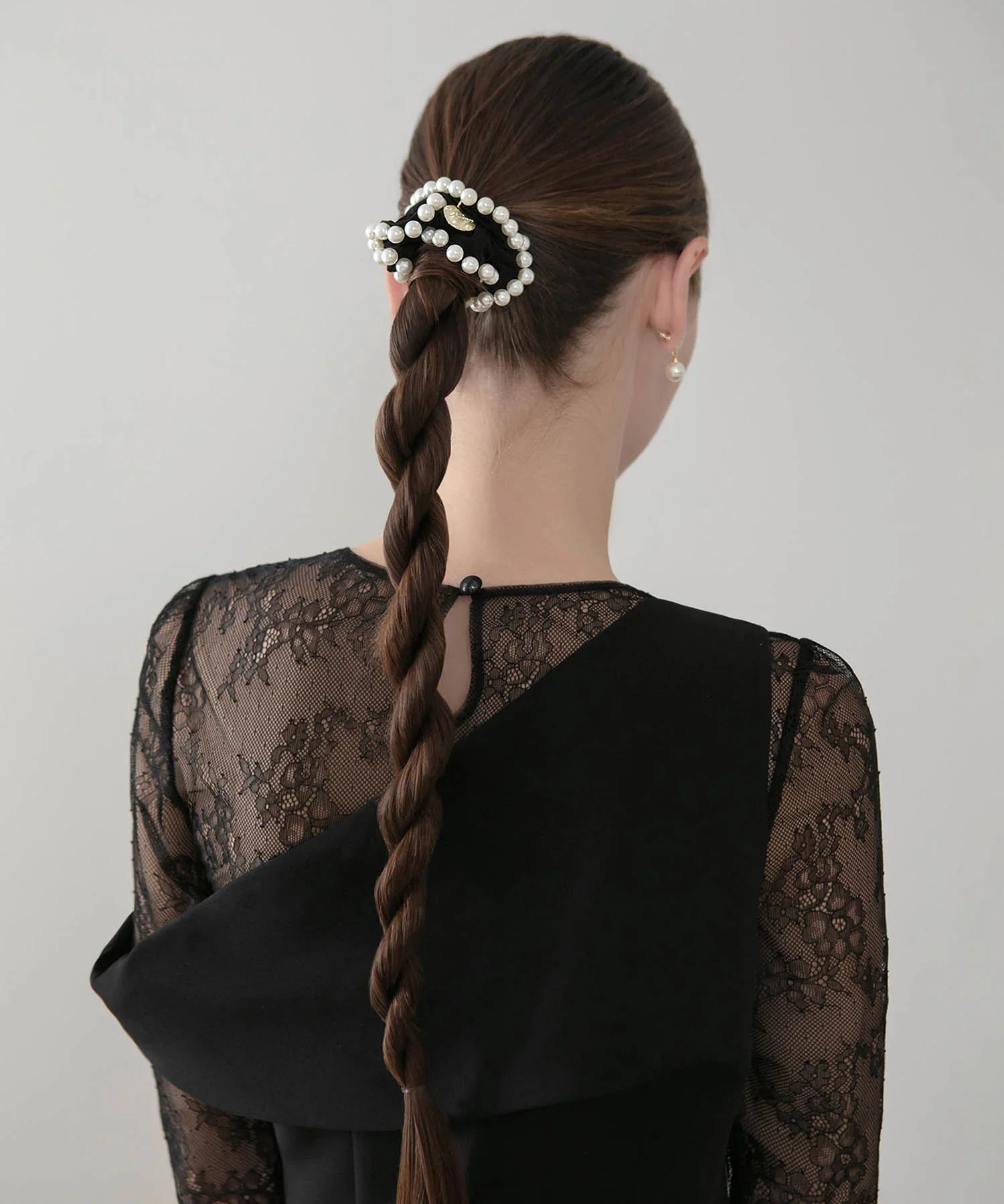 【当日発送】エッジパールボリュームシュシュ