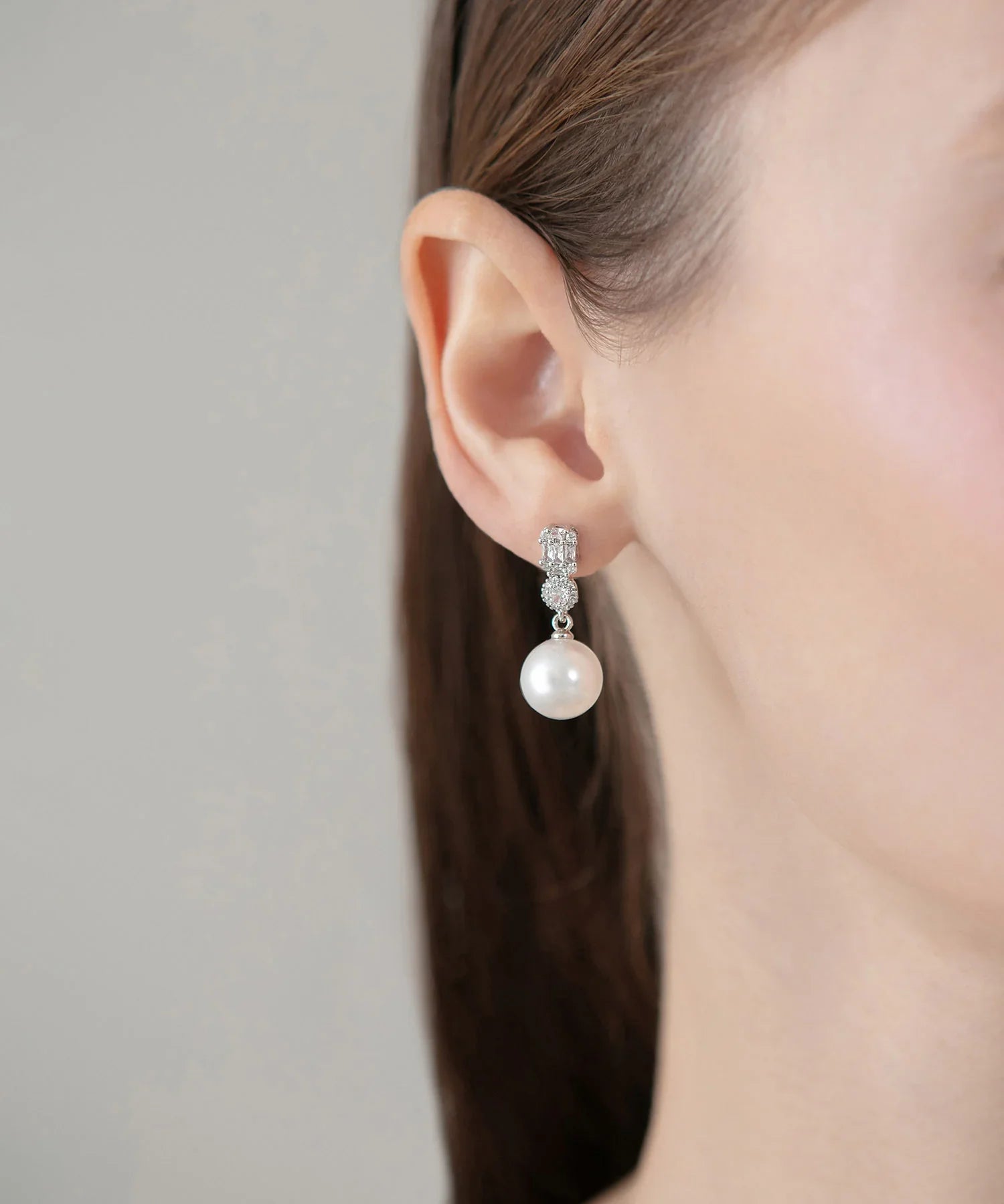 【当日発送】パールビジュードロップピアス