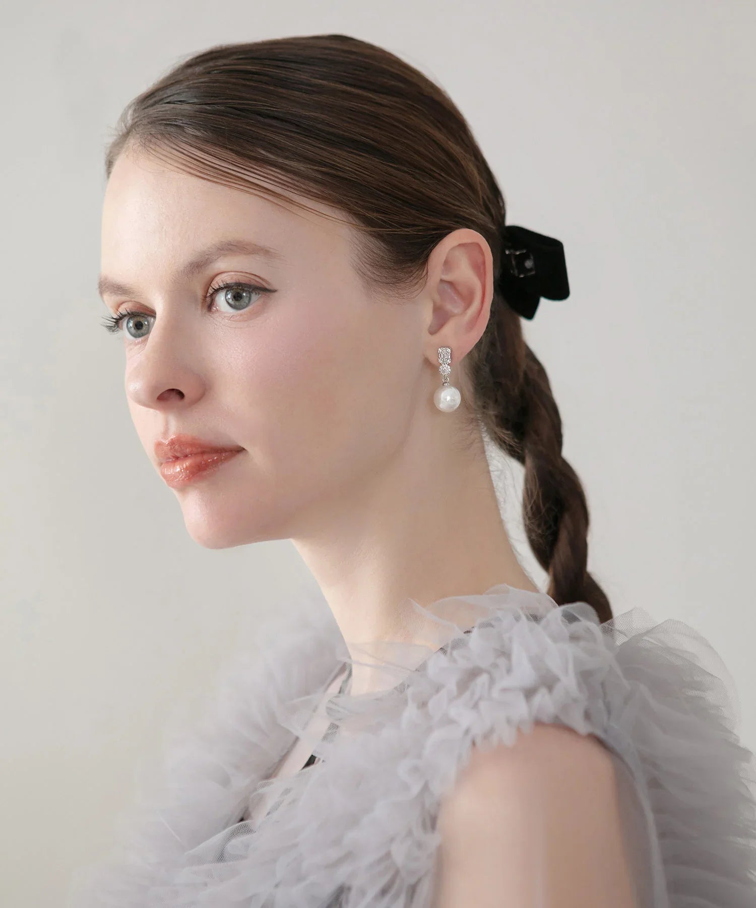 【当日発送】パールビジュードロップピアス
