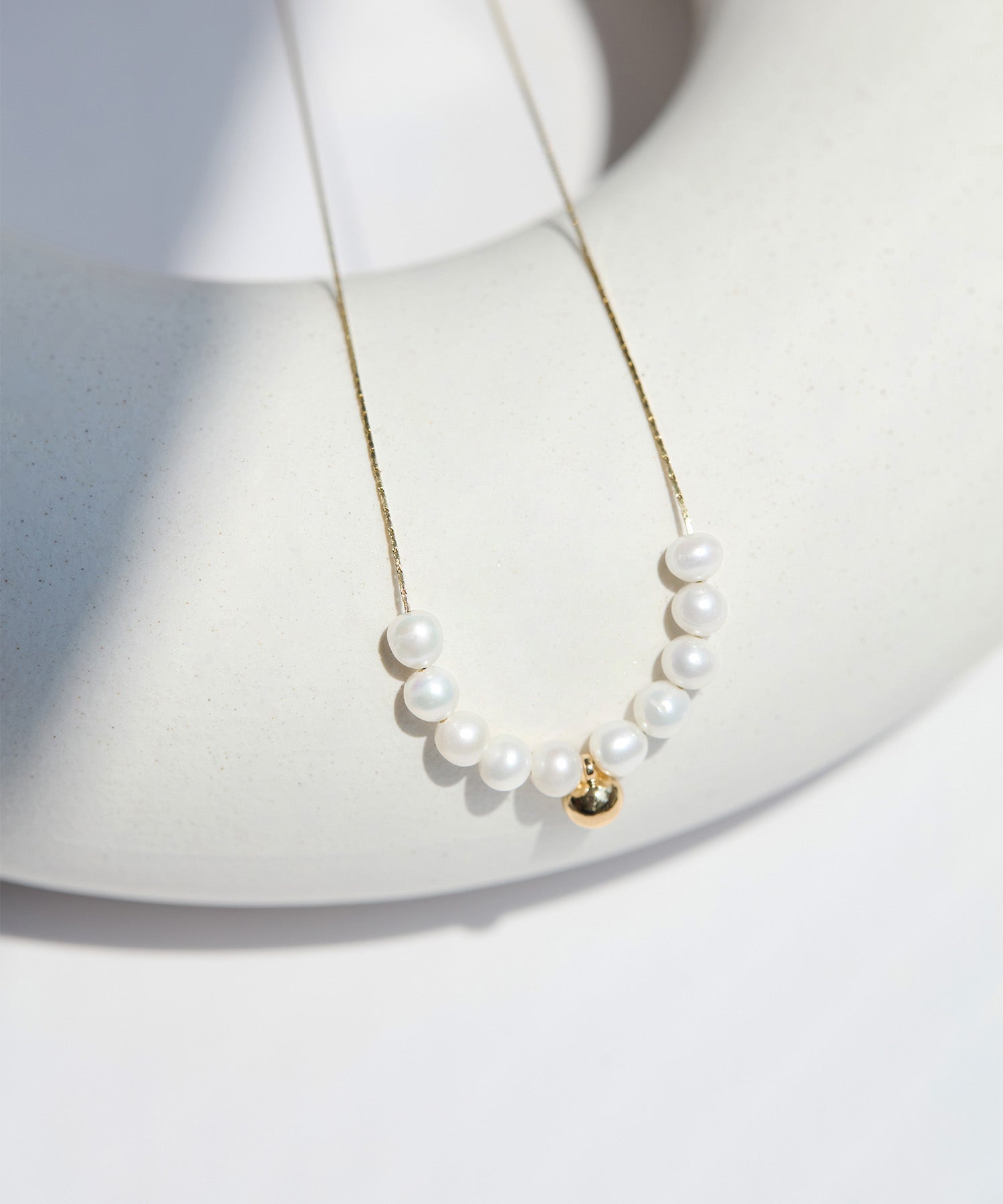 【当日発送】パールゴールドデザインネックレス