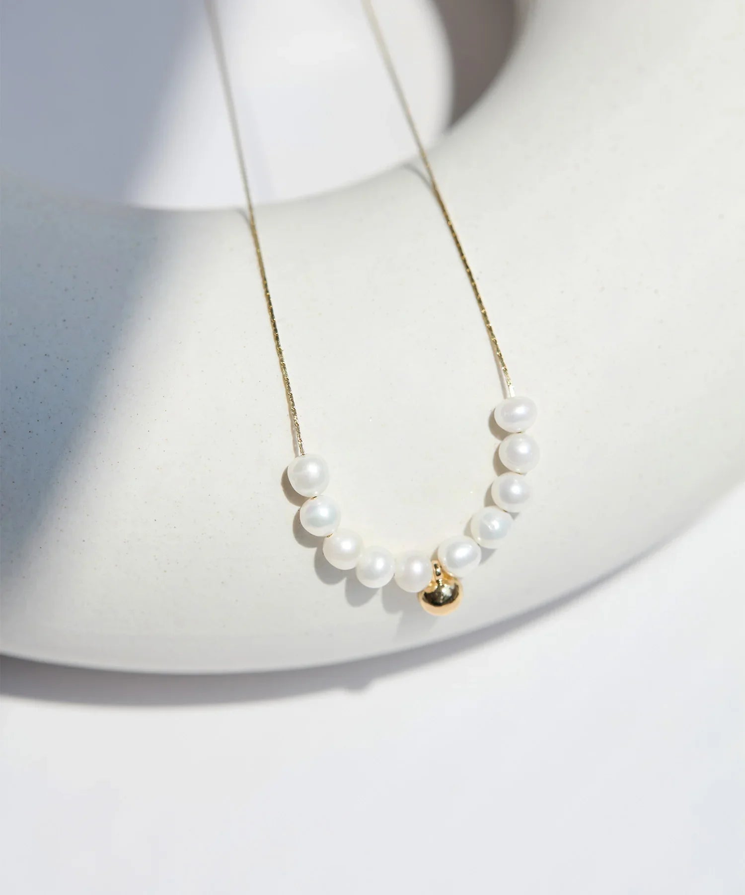 【当日発送】パールゴールドデザインネックレス