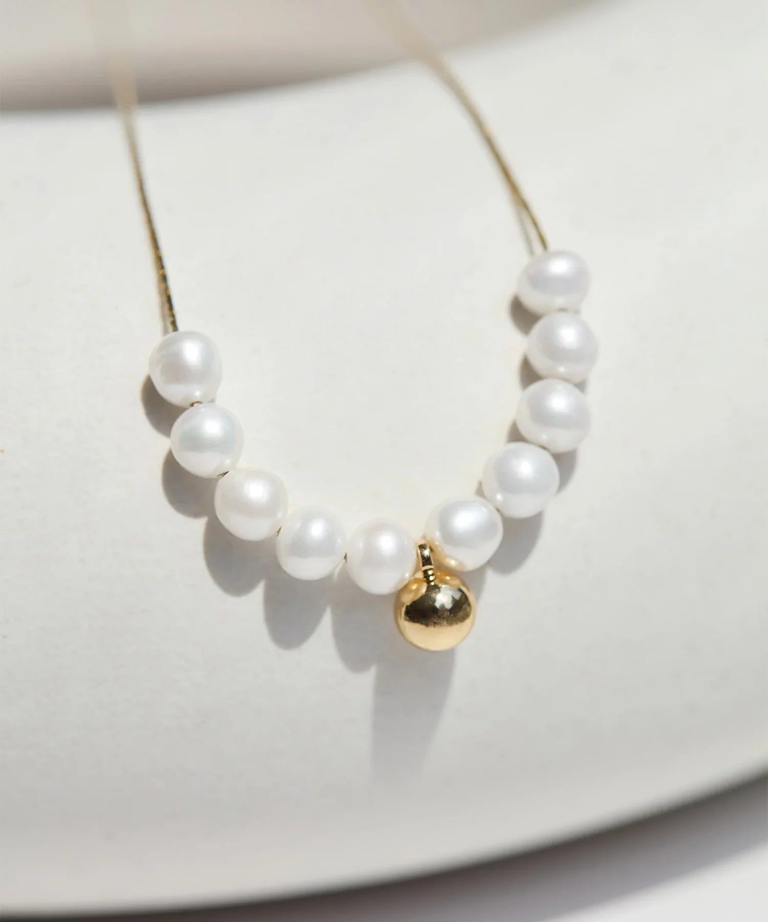 【当日発送】パールゴールドデザインネックレス