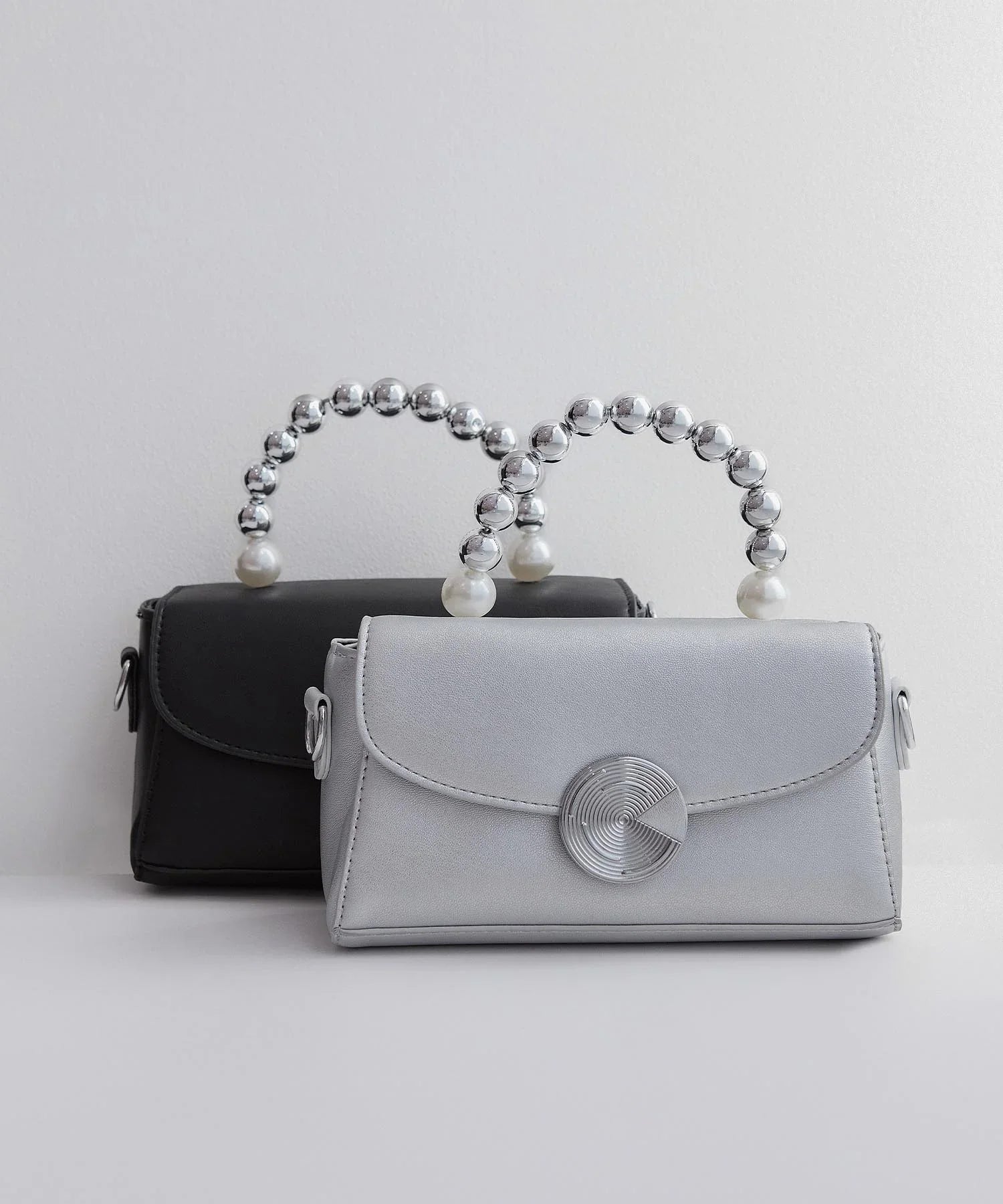 【当日発送】メタリックパールハンド2WAYバッグ