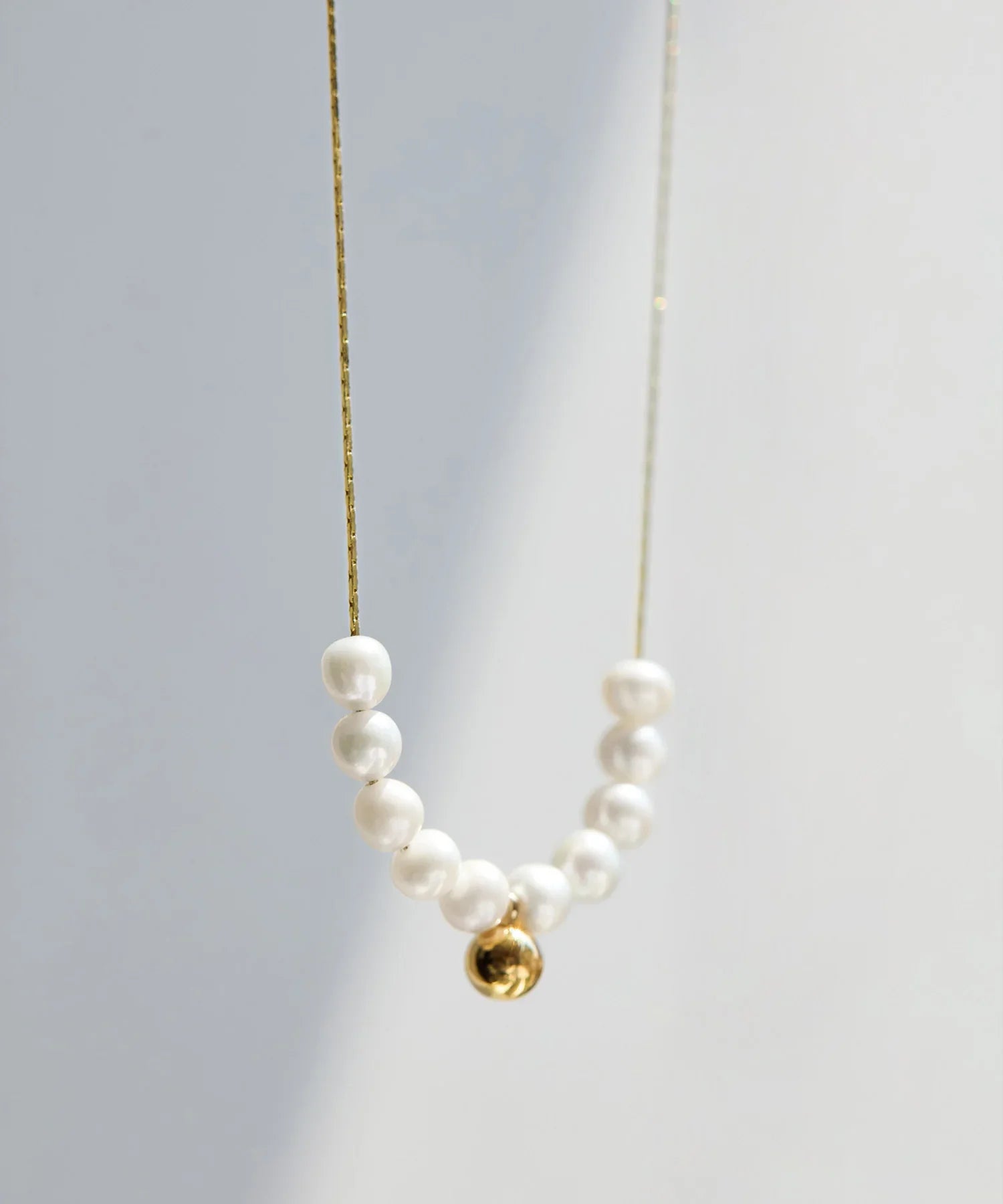 【当日発送】パールゴールドデザインネックレス