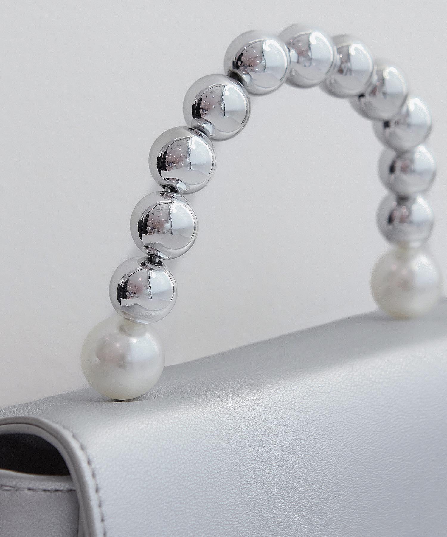 【当日発送】メタリックパールハンド2WAYバッグ