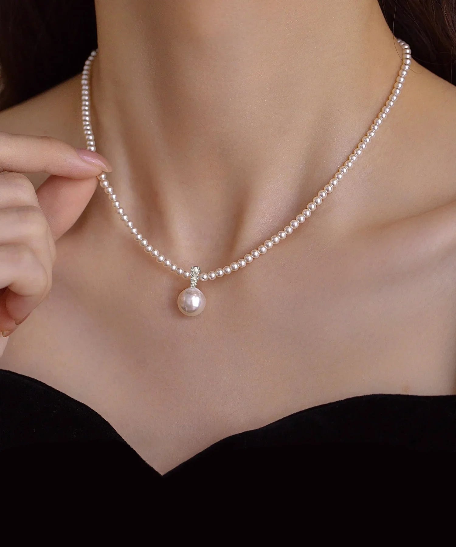 【当日発送】クラシックパール真珠ネックレス