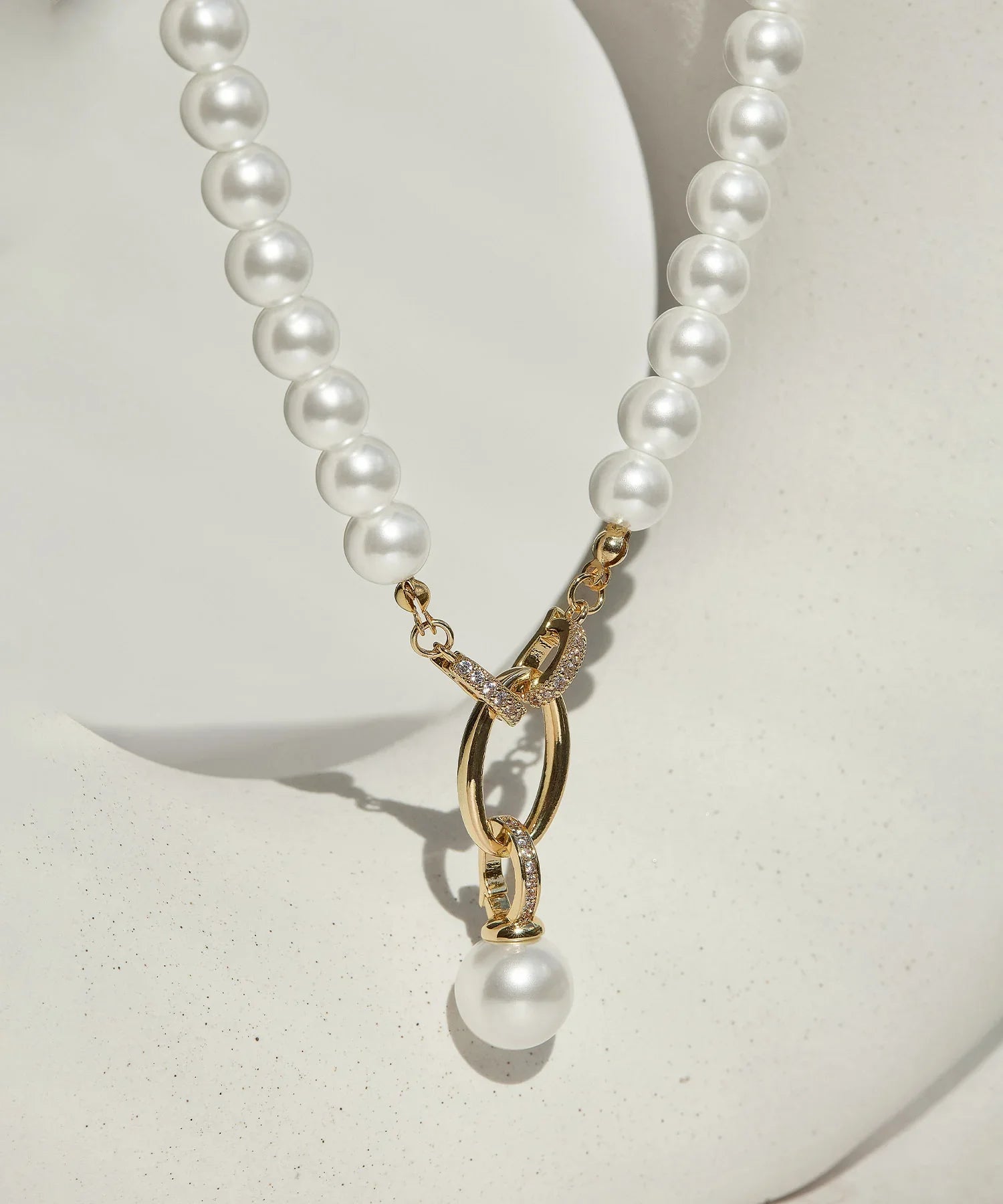 【当日発送】パールサークルネックレス