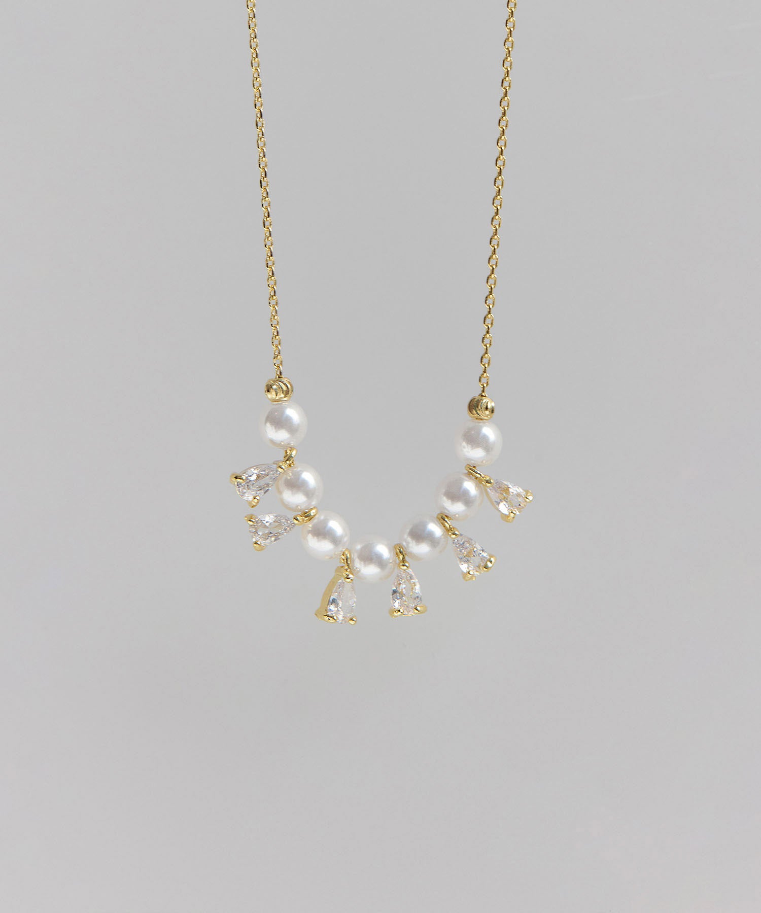 【当日発送】パールティアドロップネックレス