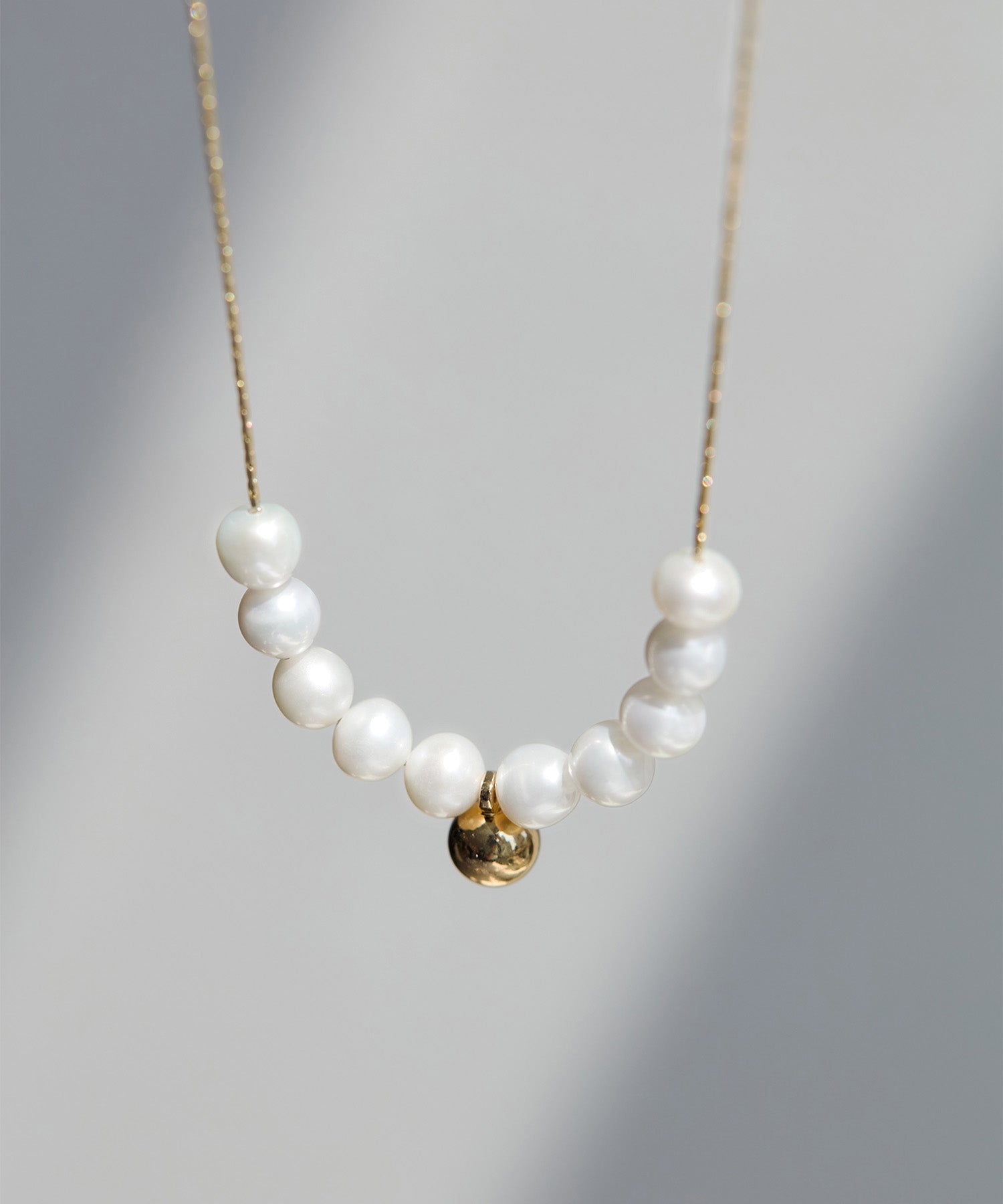 【当日発送】パールゴールドデザインネックレス