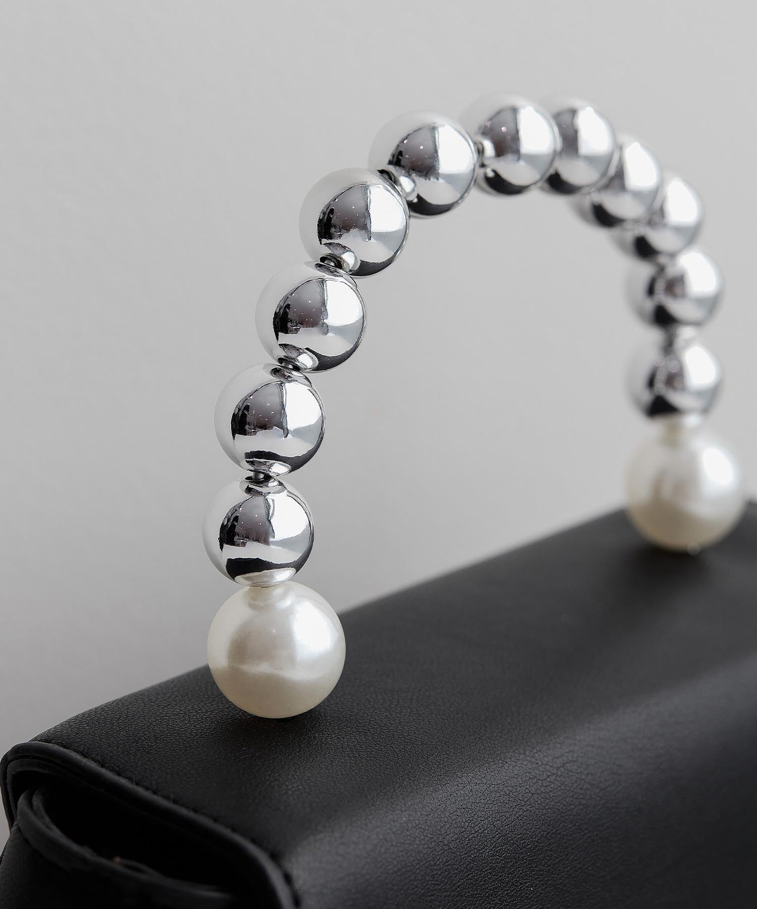 【当日発送】メタリックパールハンド2WAYバッグ