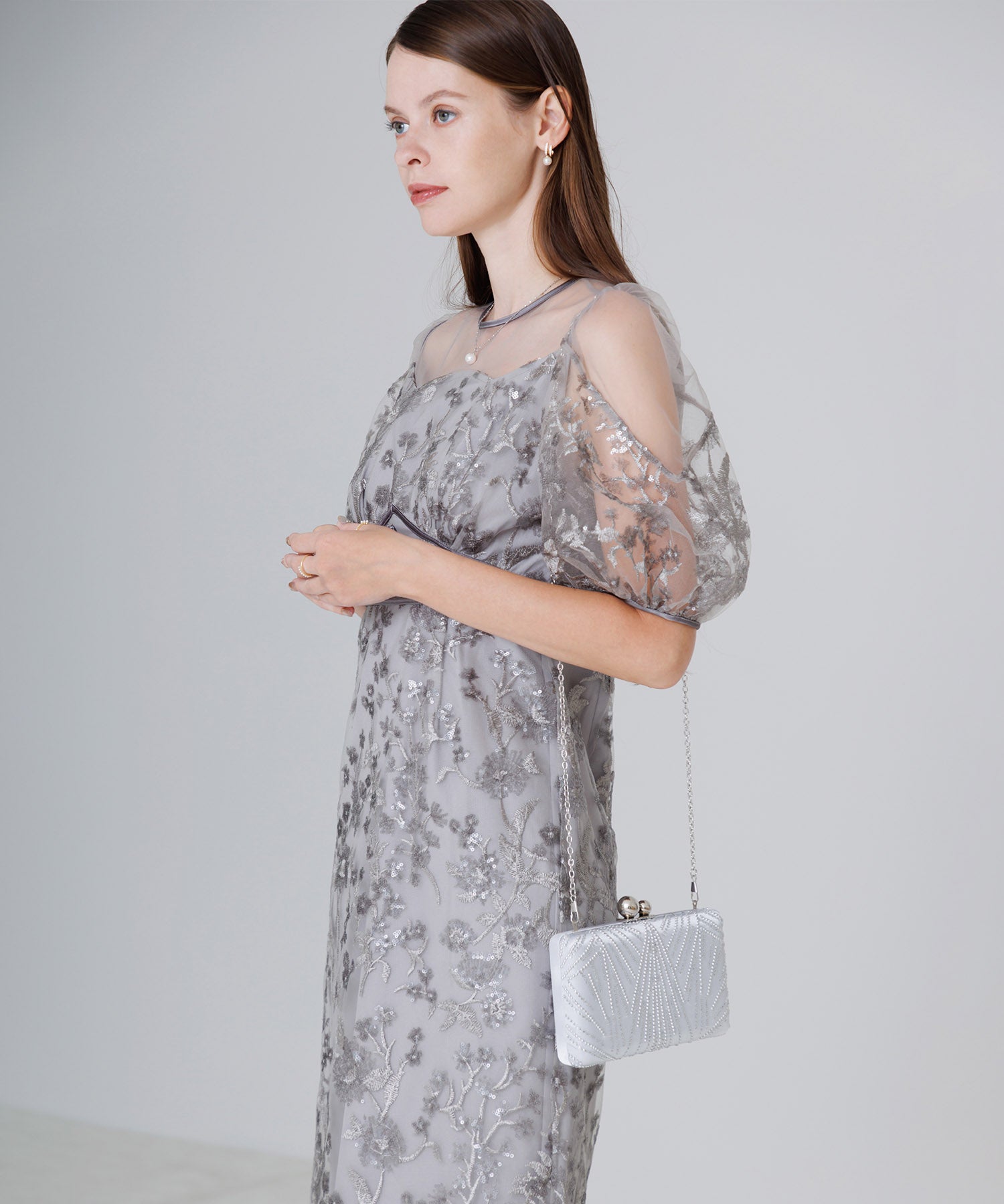 【当日発送】2WAYビジューストーンエレガンスバッグ