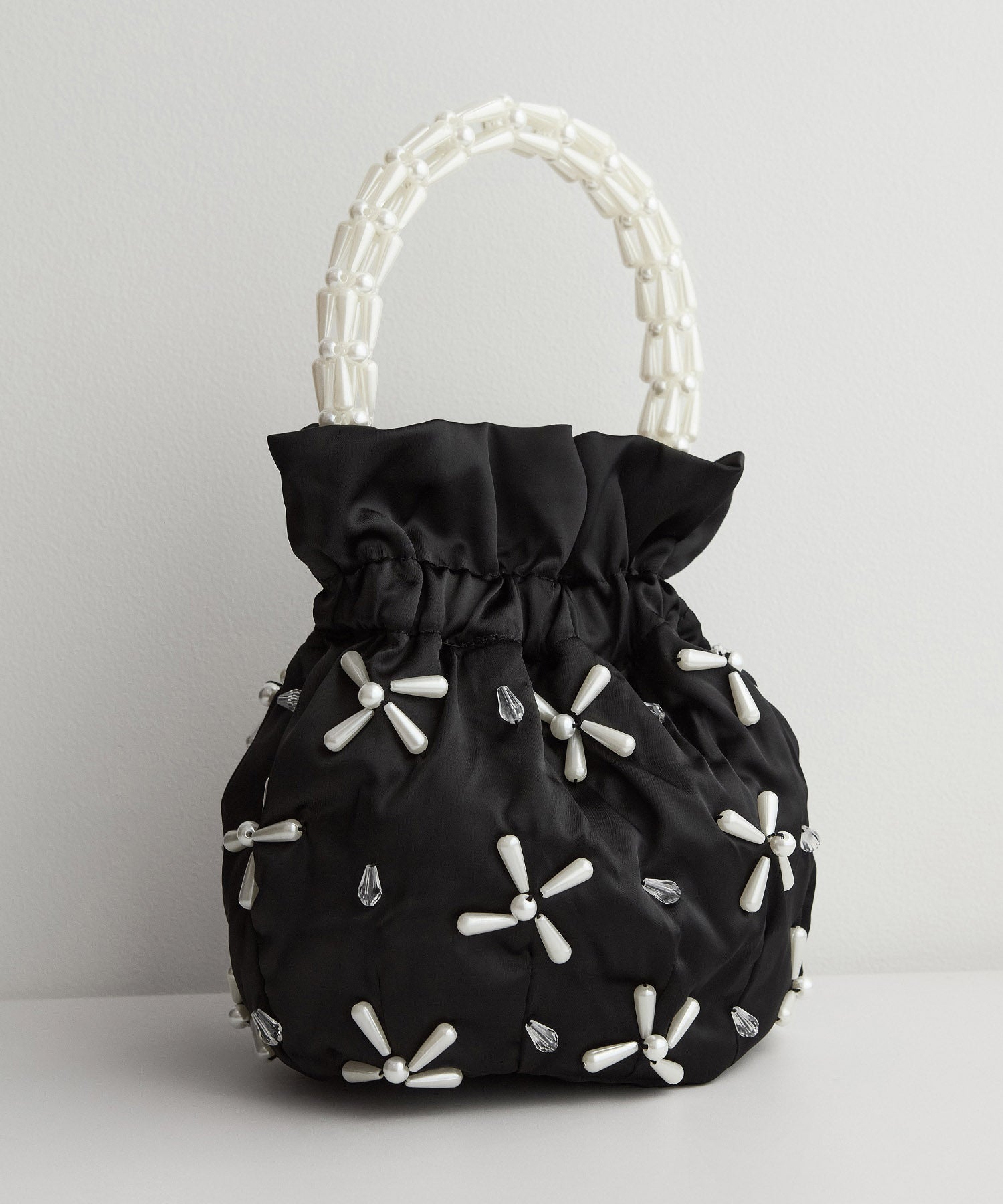 【当日発送】パールビーズハンドルバッグ