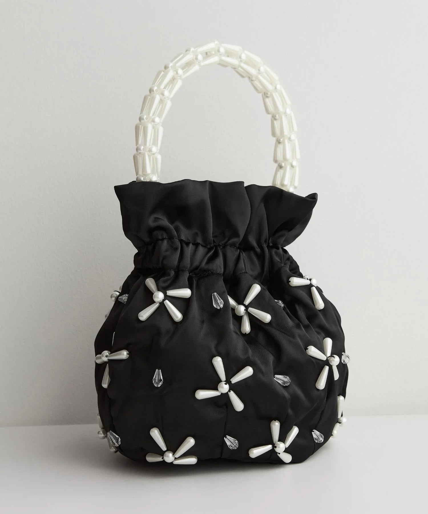 【当日発送】パールビーズハンドルバッグ