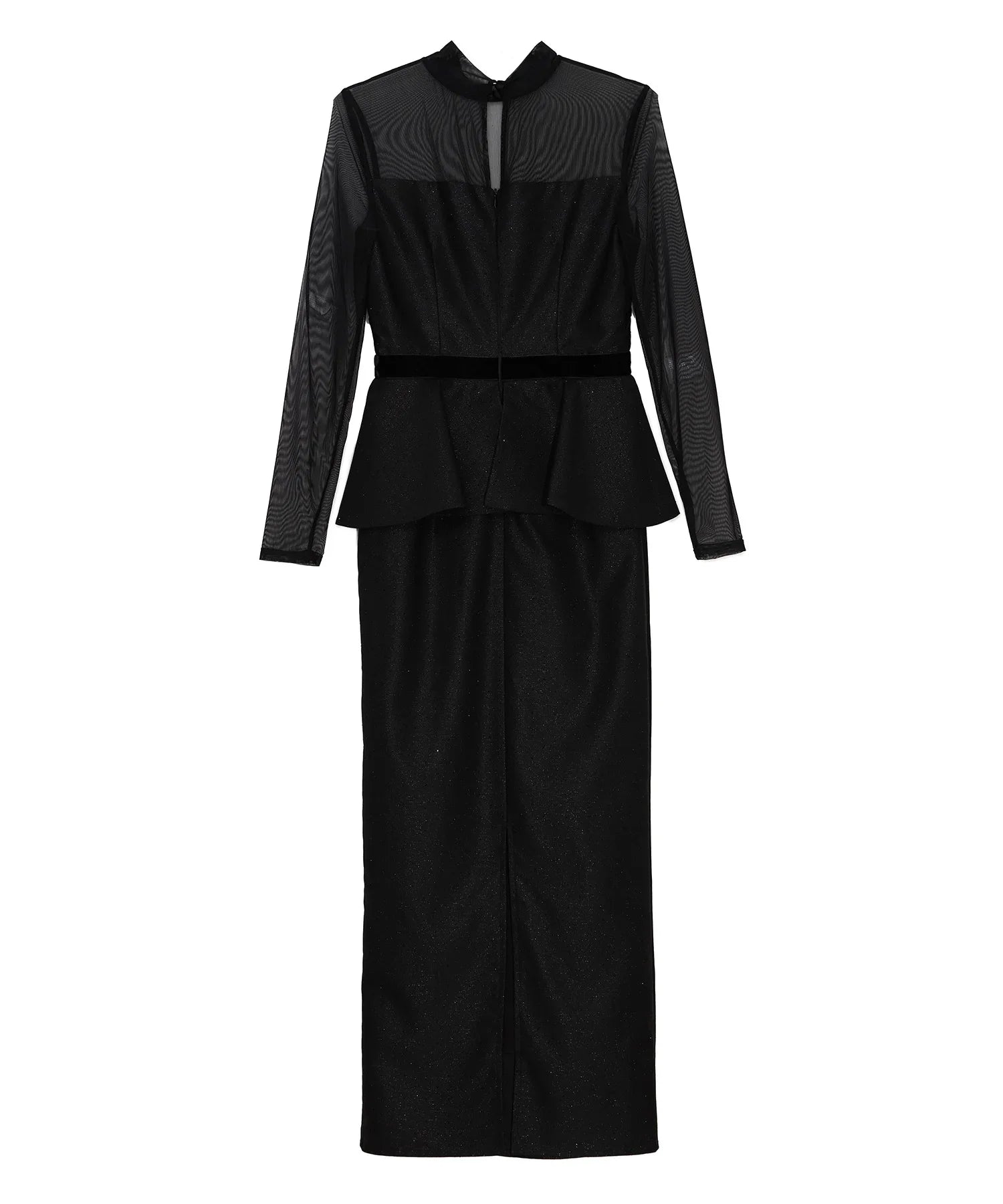 【LEJA LUXE】チュールペプラムベロアグローブIラインドレス