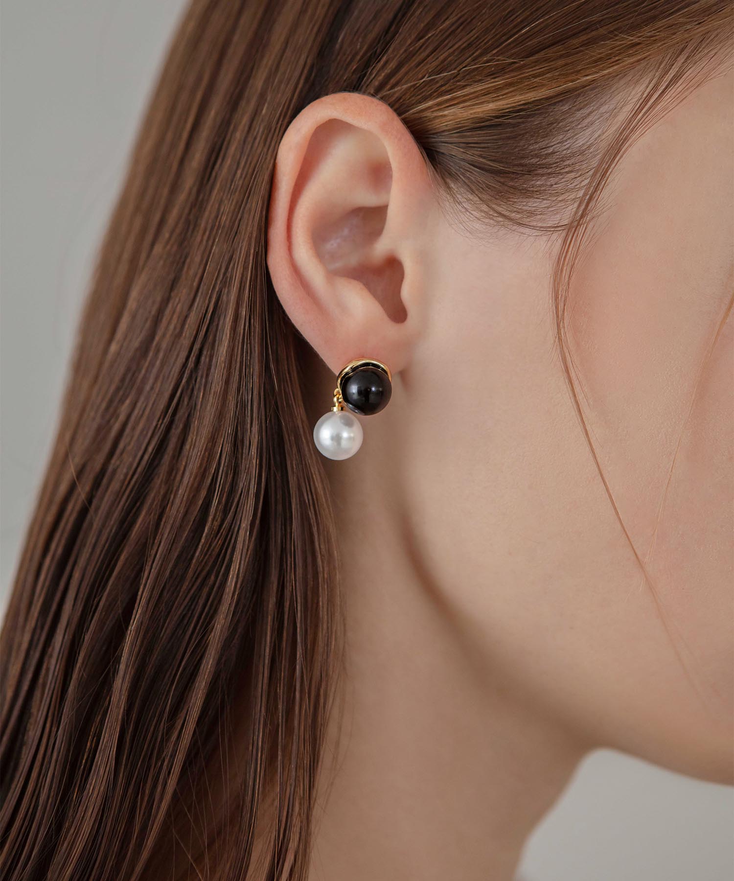 【当日発送】ミックスドロップアシンメトリーパールピアス