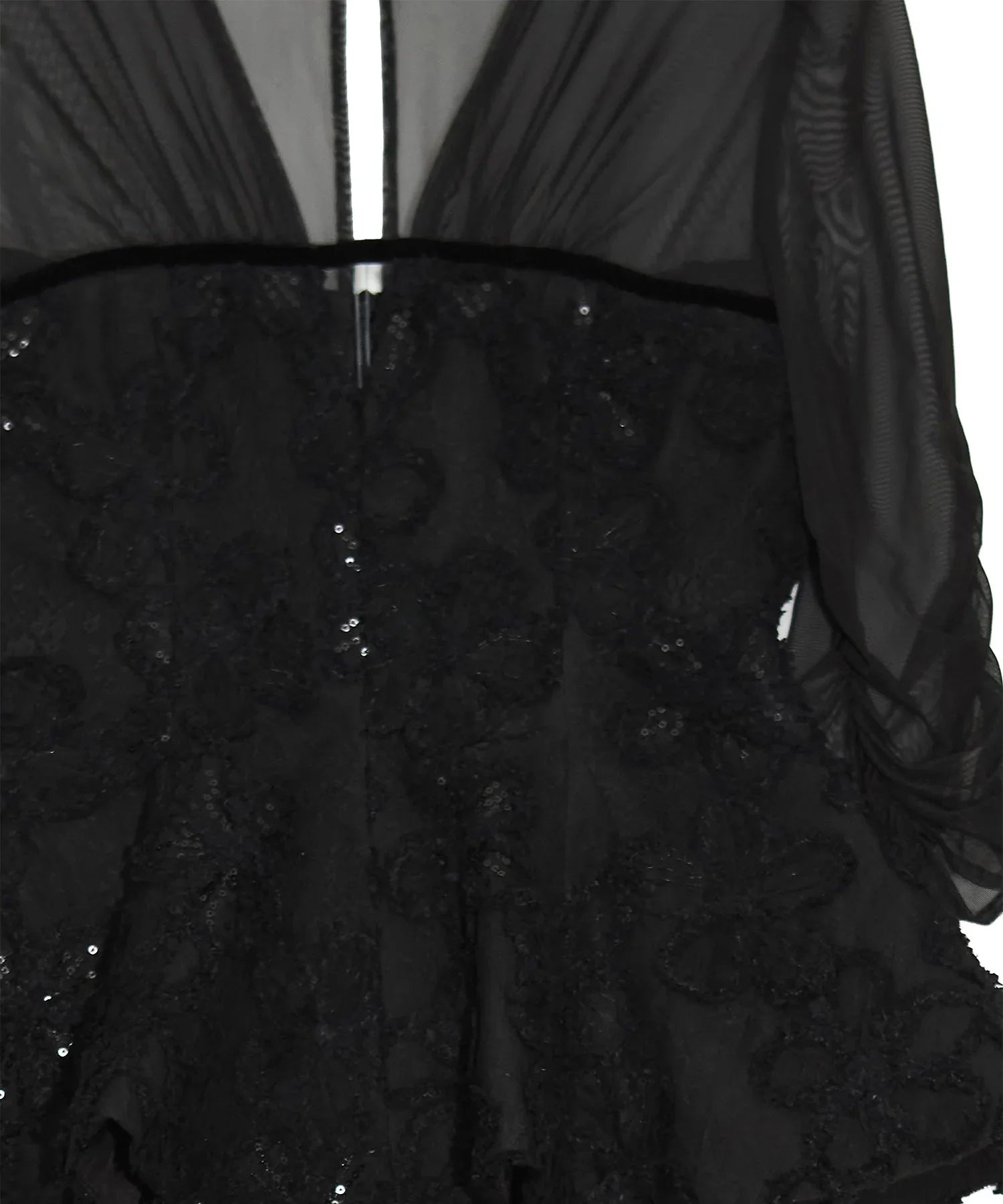 【LEJA LUXE】フラワーレースペプラムセットアップドレス