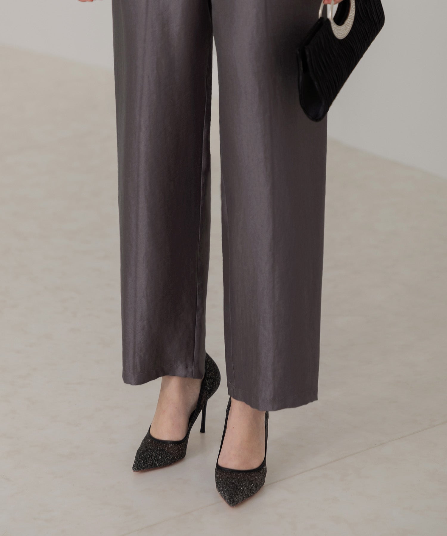 【当日発送】ドットスパンコールリボンボレロオールインワンパンツドレス