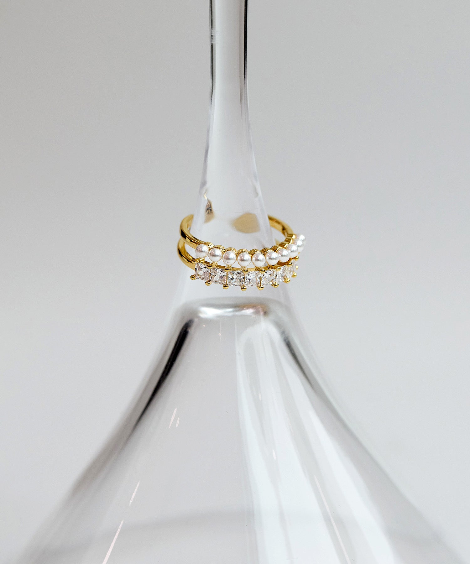 【COMING SOON】パールビジューラインループリング