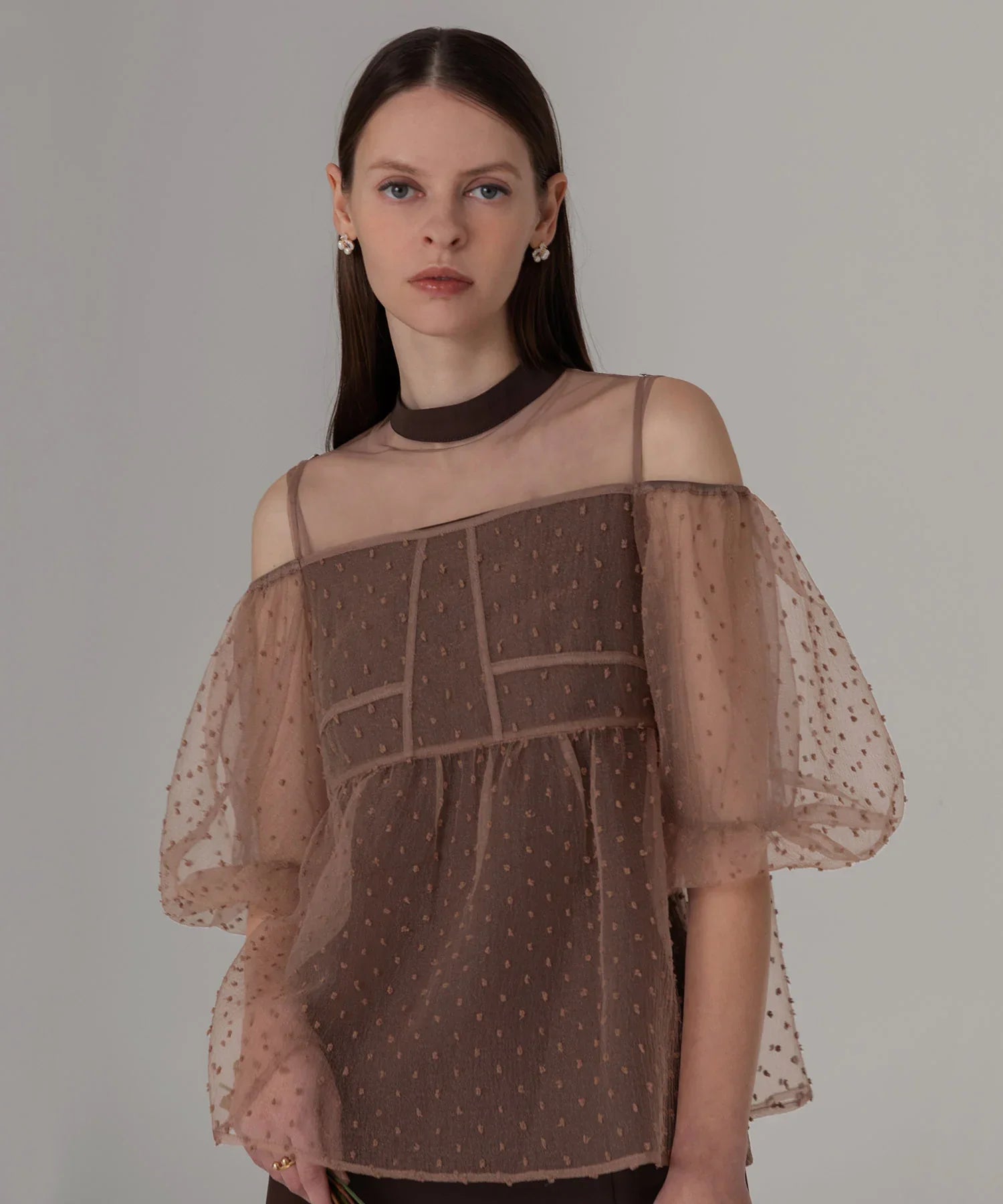 【当日発送】 レースドットビスチェセットアップIラインワンピースドレス