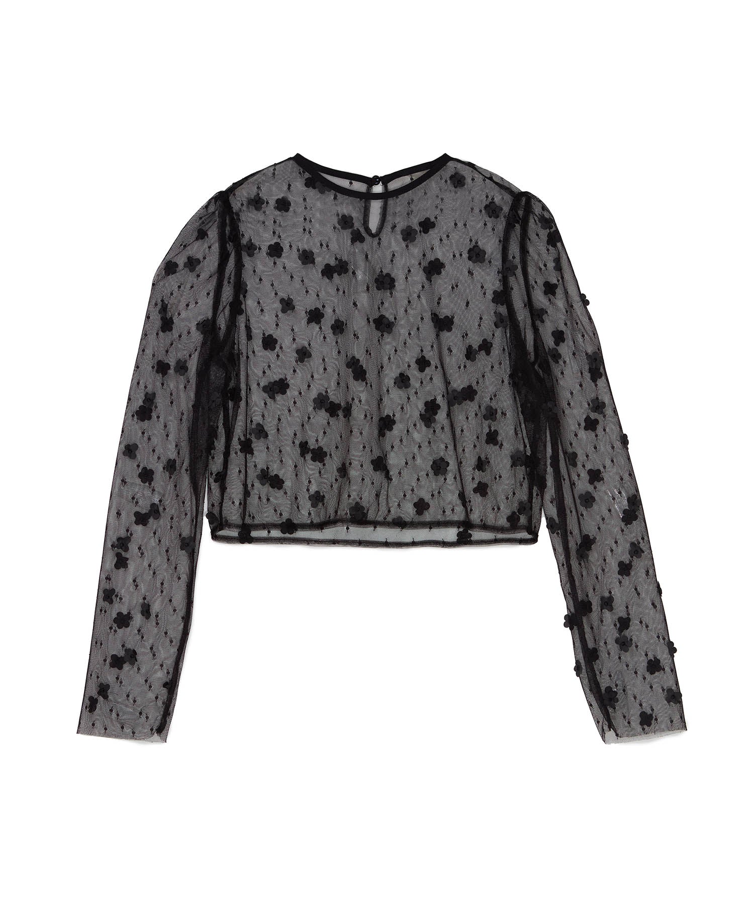 【当日発送】フラワーモチーフアシンメトリーチュールマーメイドワンピースドレス