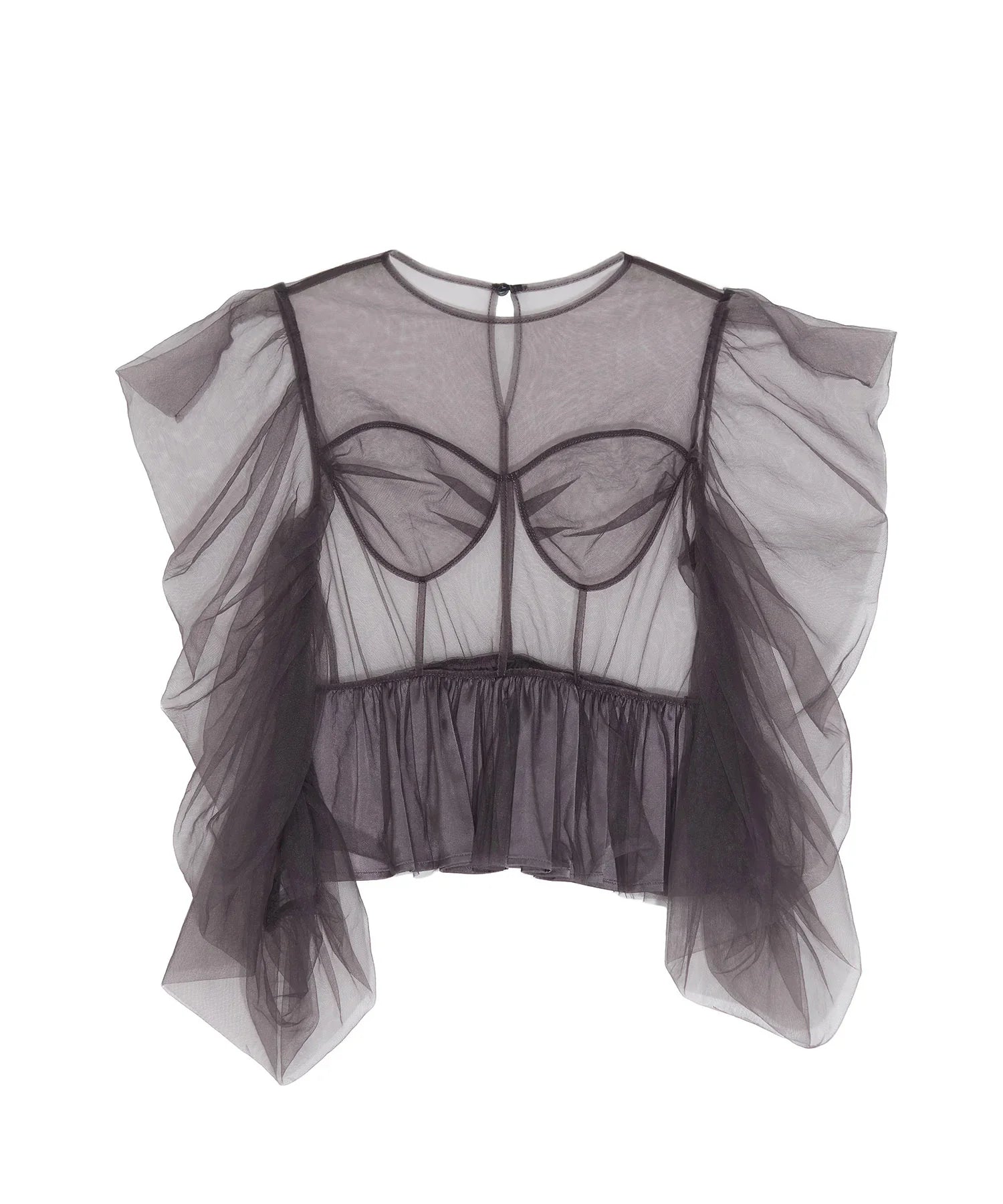 【当日発送】チュールペプラムトップスセットキャミワンピースドレス