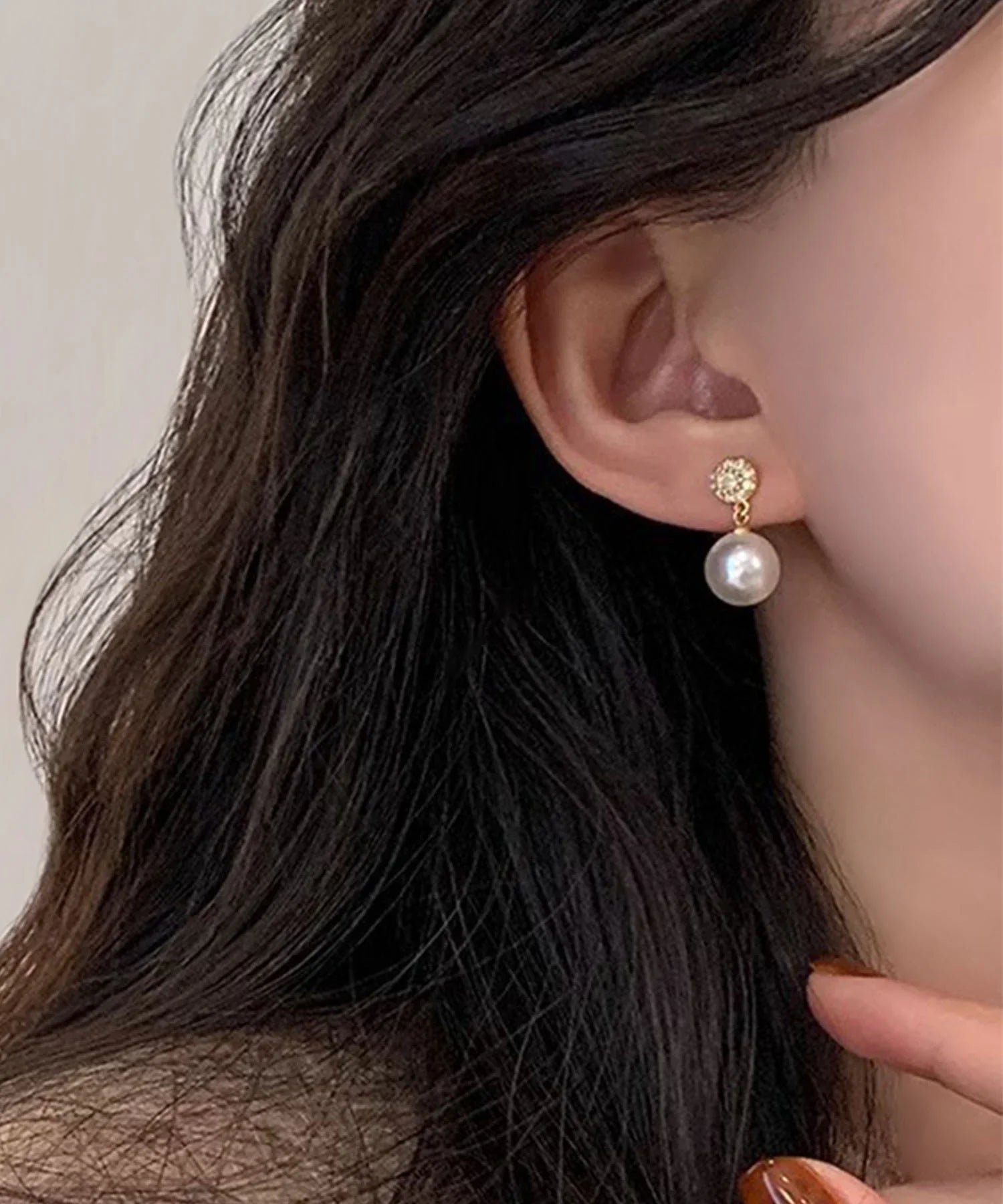 【COMING SOON】ラグジュアリードロップパールピアス