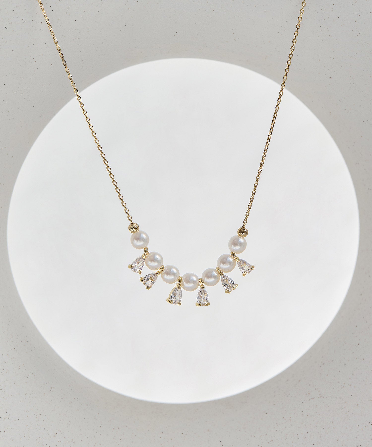 【当日発送】パールティアドロップネックレス