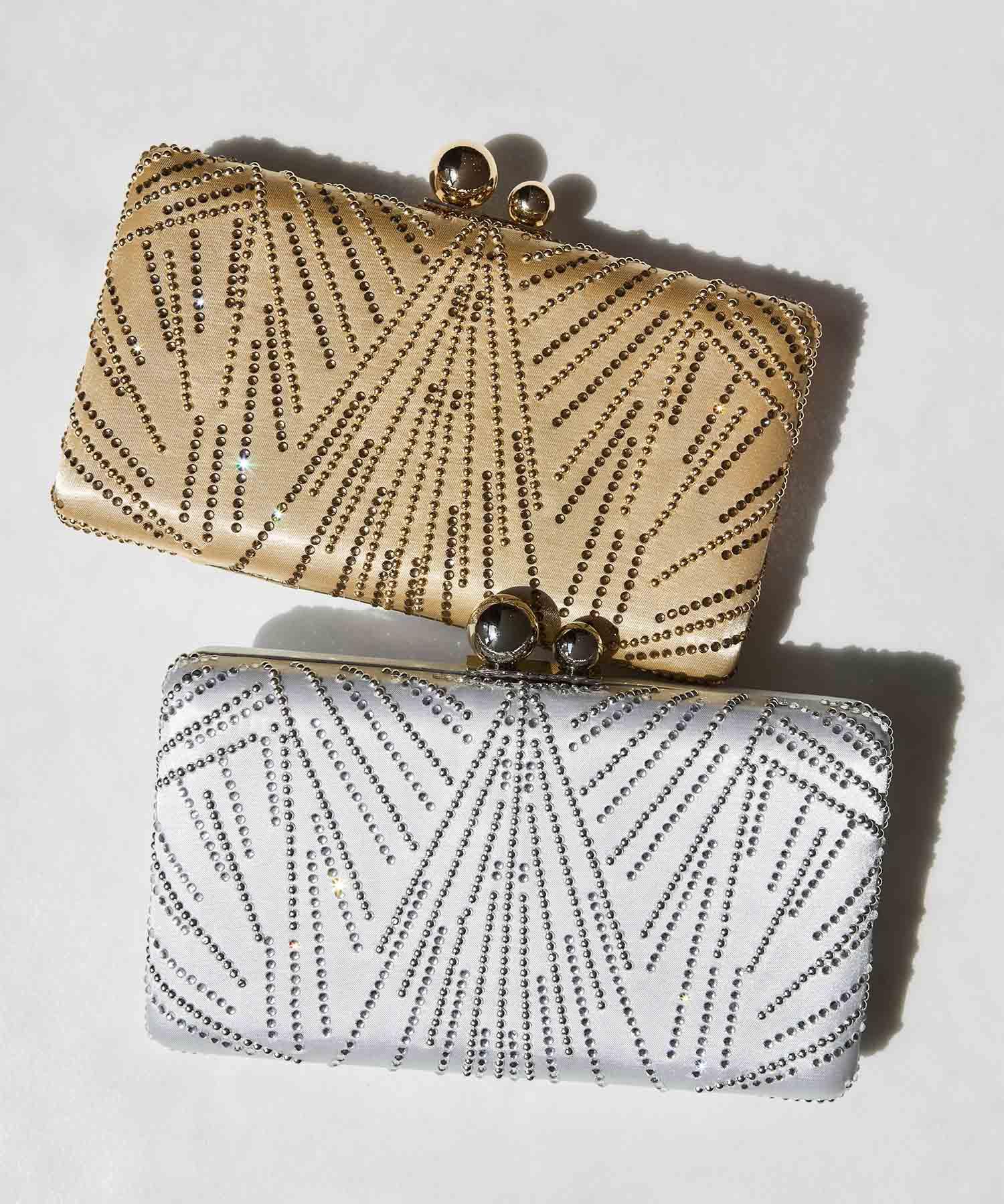 【当日発送】2WAYビジューストーンエレガンスバッグ