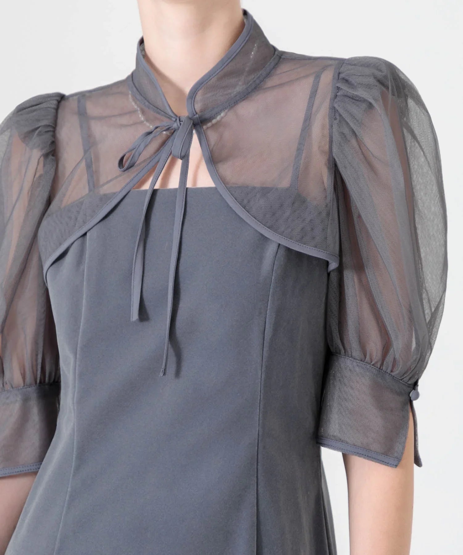 【当日発送】花柄ボレロセットアップマーメイドワンピースドレス