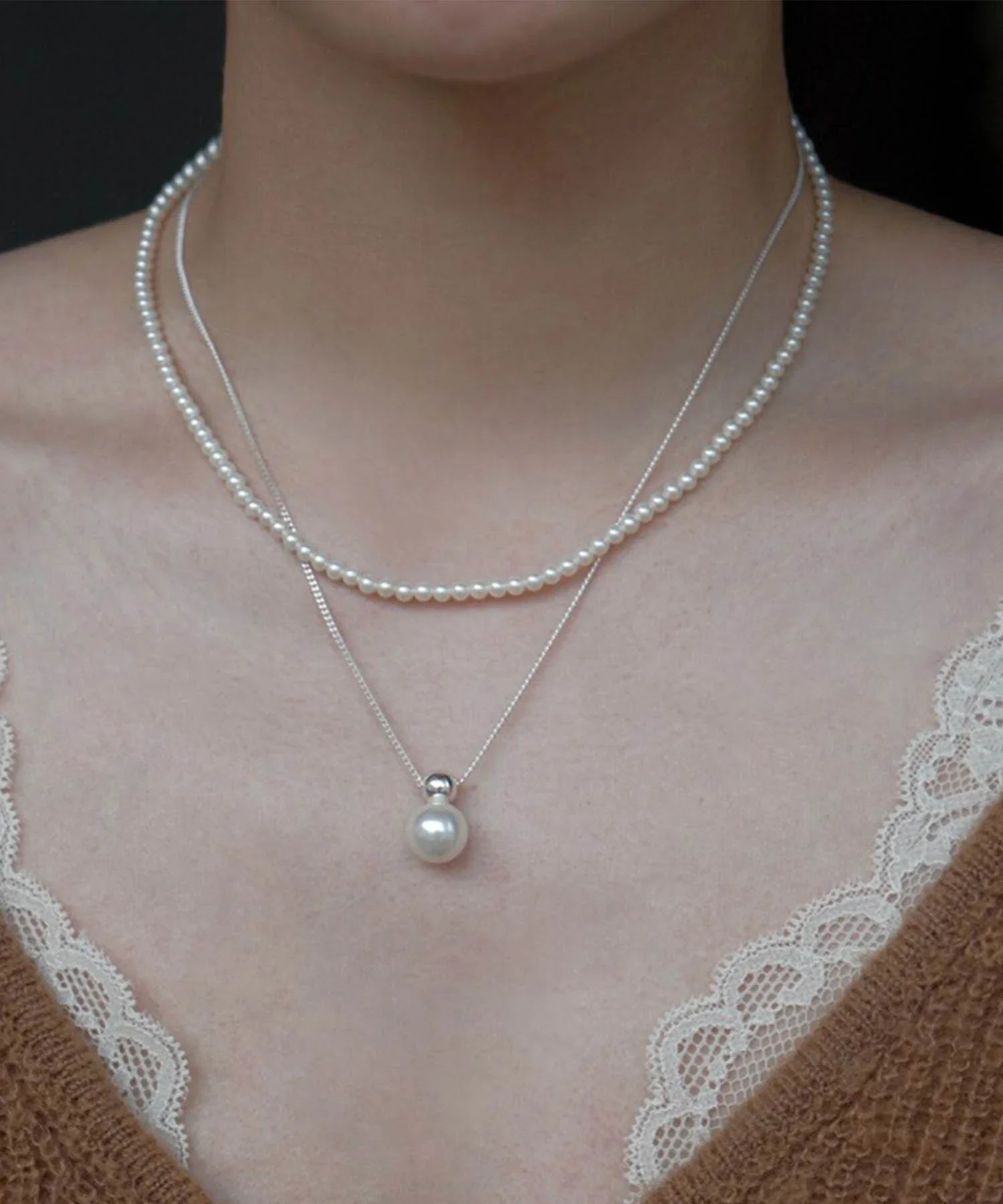 【当日発送】3WAYパールネックレスセット