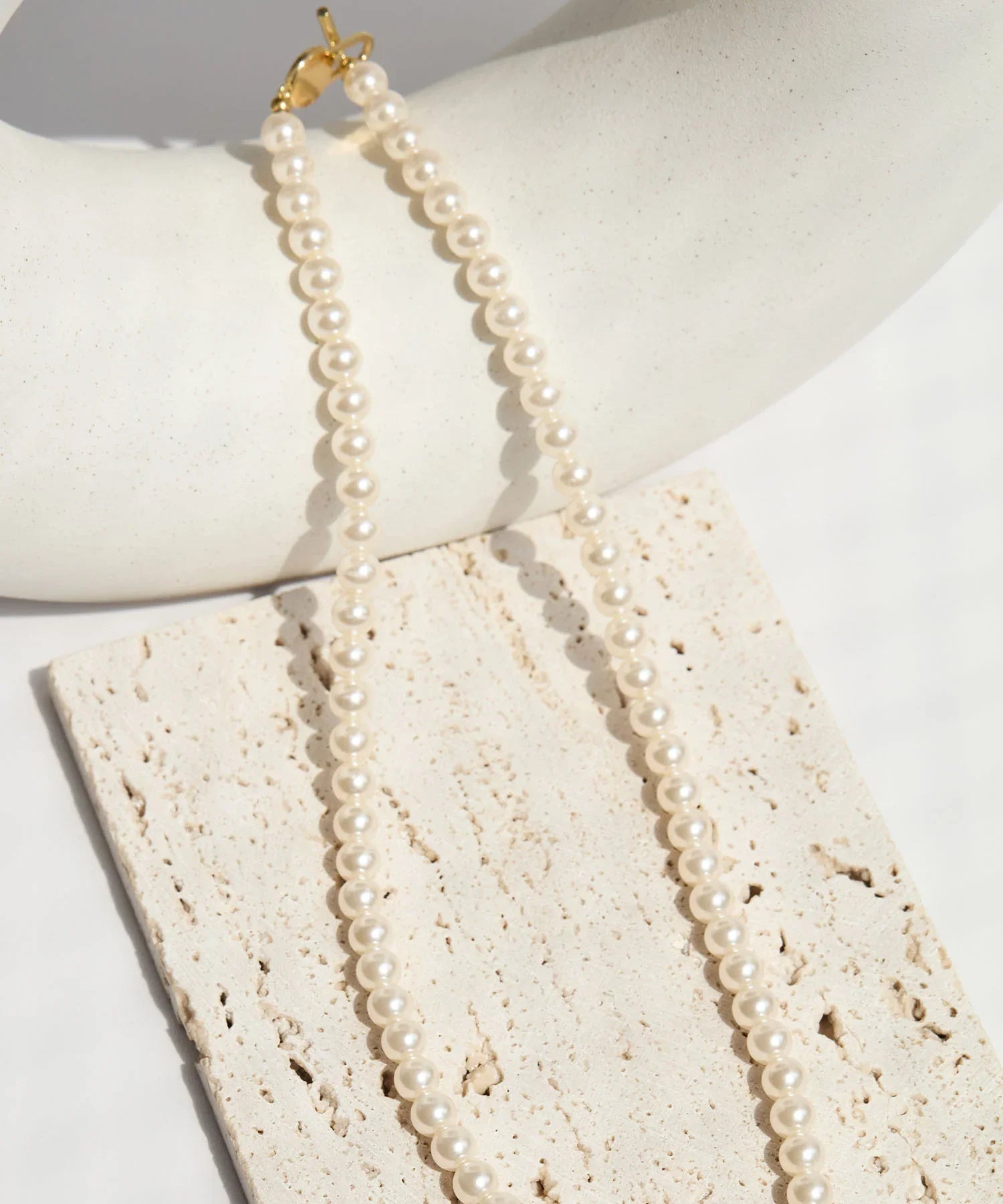 【当日発送】エレガントフラワーパールネックレス