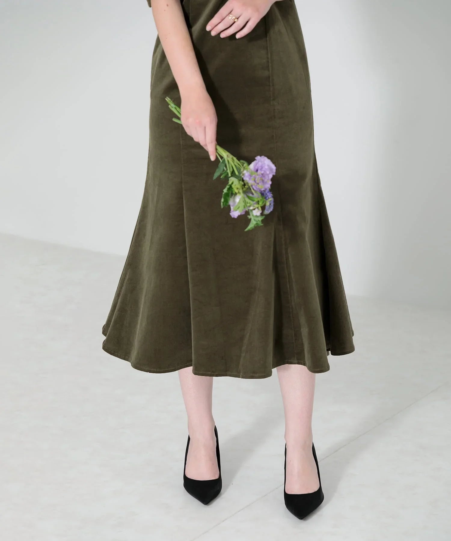 【当日発送】花柄ボレロセットアップマーメイドワンピースドレス