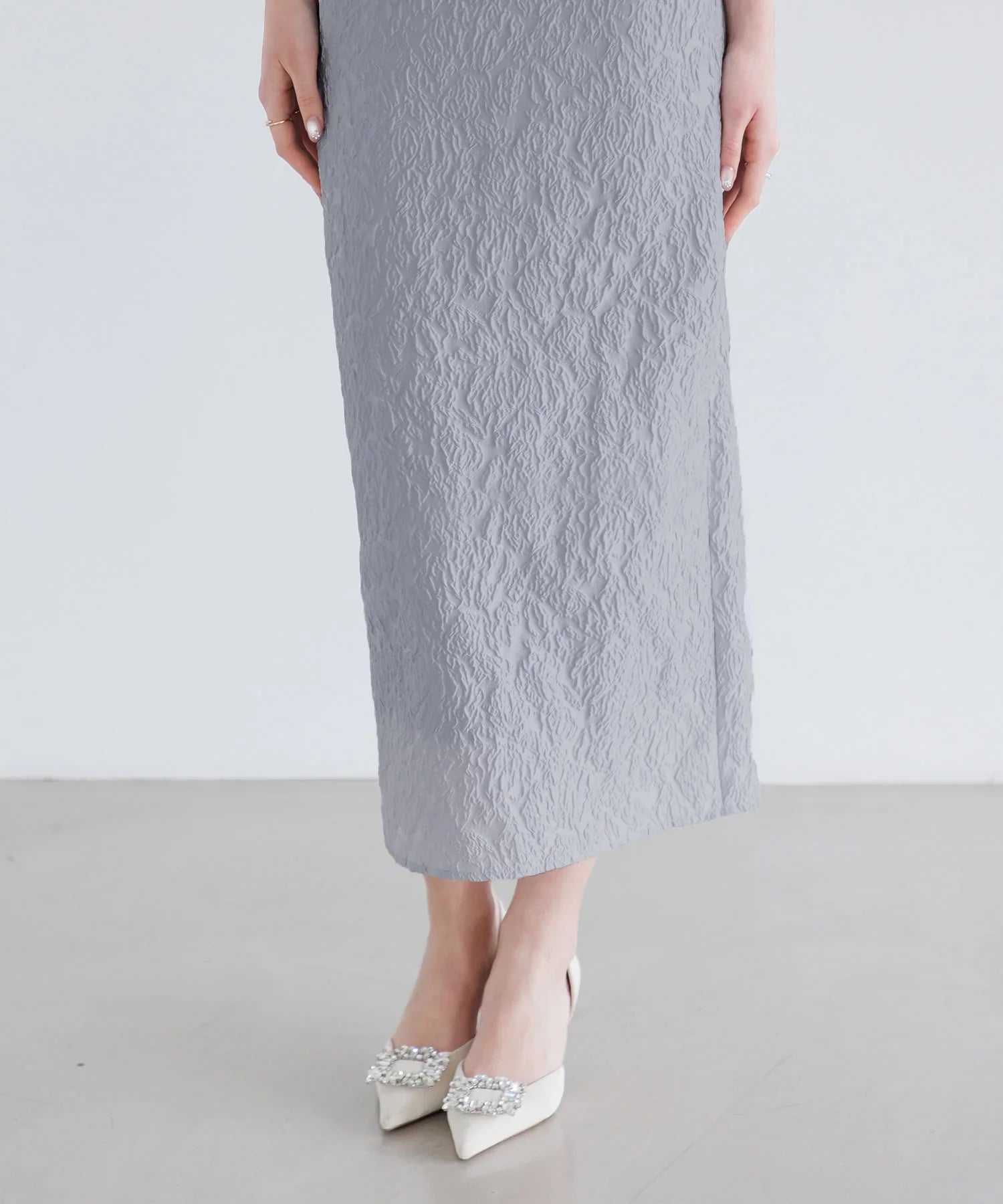 【当日発送】3WAYティアードフリルジャガードIラインワンピースドレス