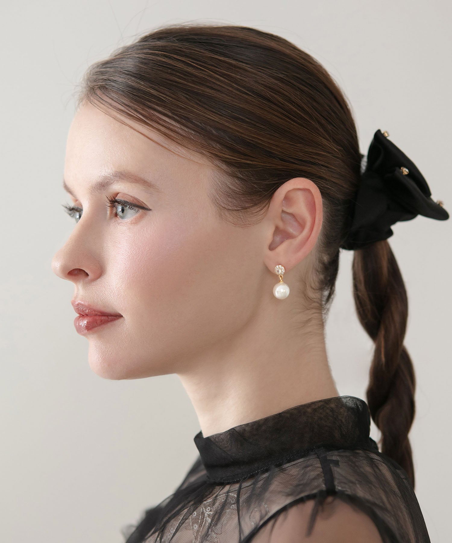 【予約商品】ラグジュアリードロップパールピアス