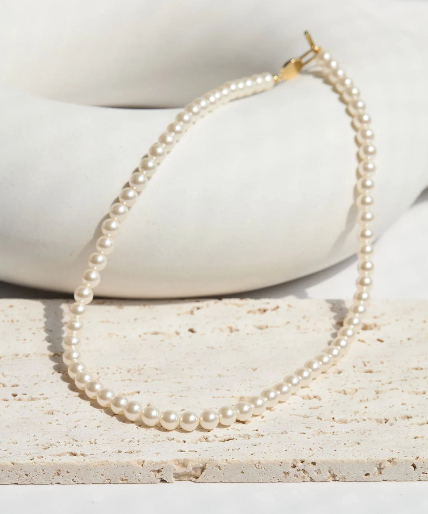 【当日発送】エレガントフラワーパールネックレス